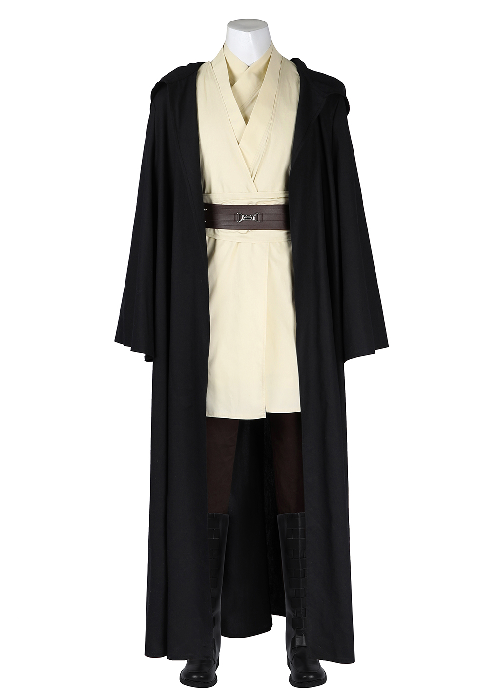 Qui-Gon jinn Costume Star Wars Episode I The Phantom Menace Suit Cosplay Ver.1