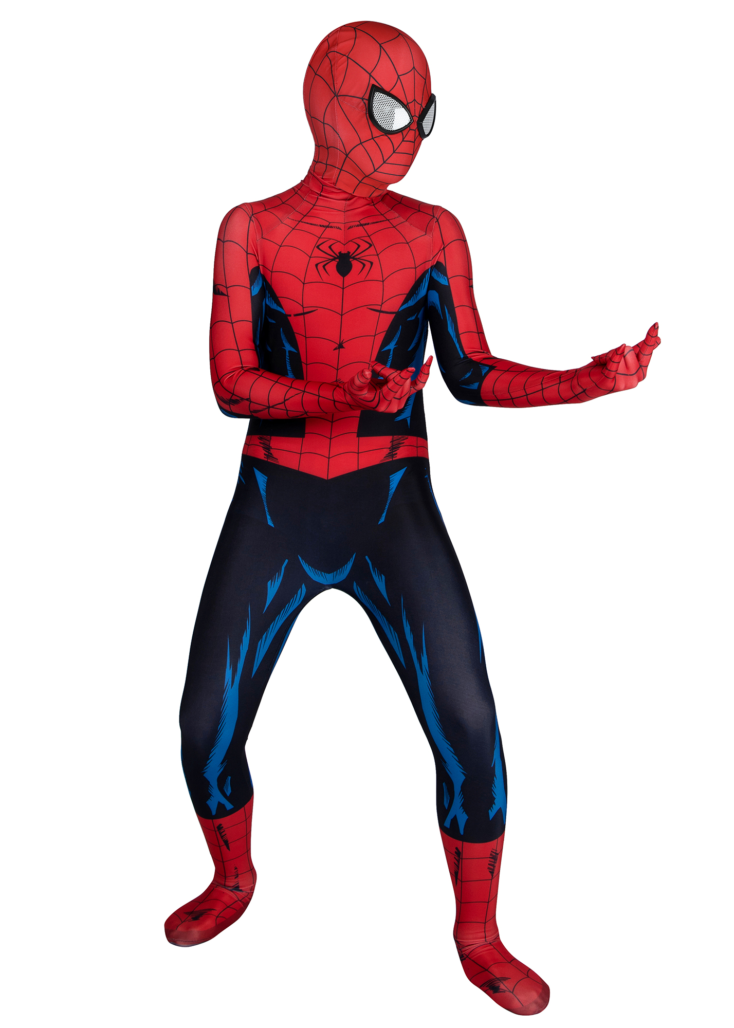 Spider-Man Vintage Comic Costume Bodysuit Marvel's Spider-Man PS5 Cosplay for Kids