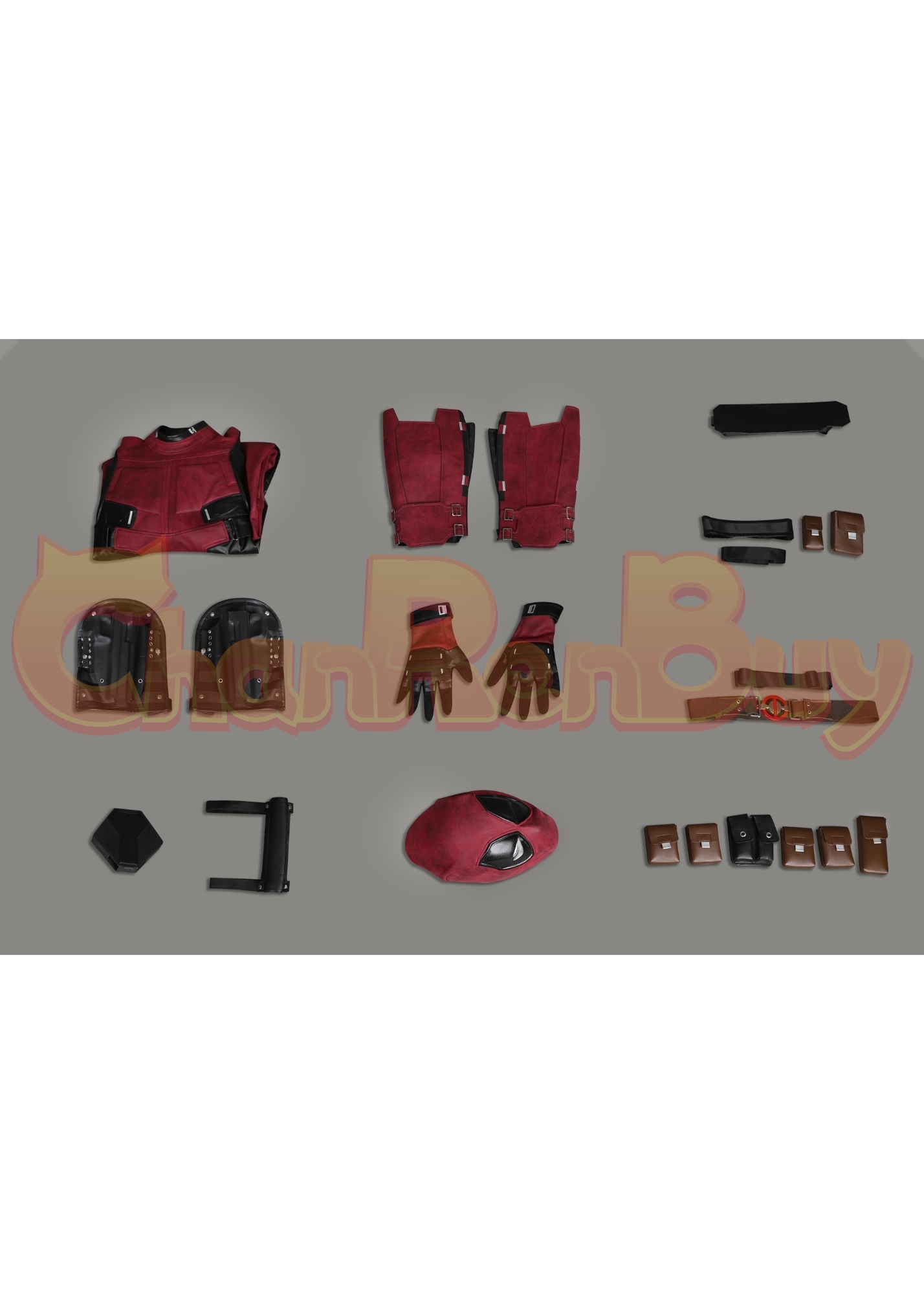 Wade Wilson Costume Deadpool 1 Suit Cosplay