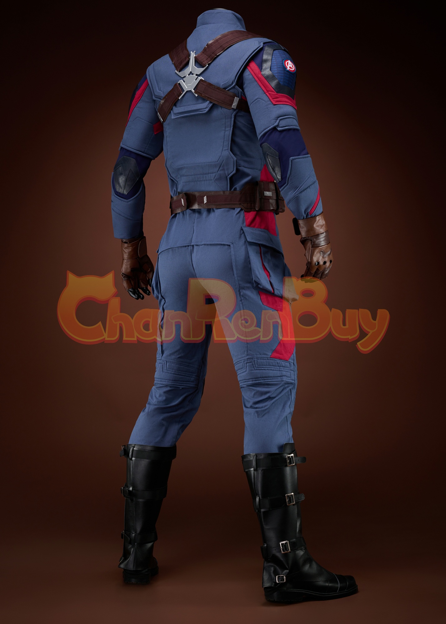 Captain America Costume Avengers Endgame Suit Cosplay Ver 1