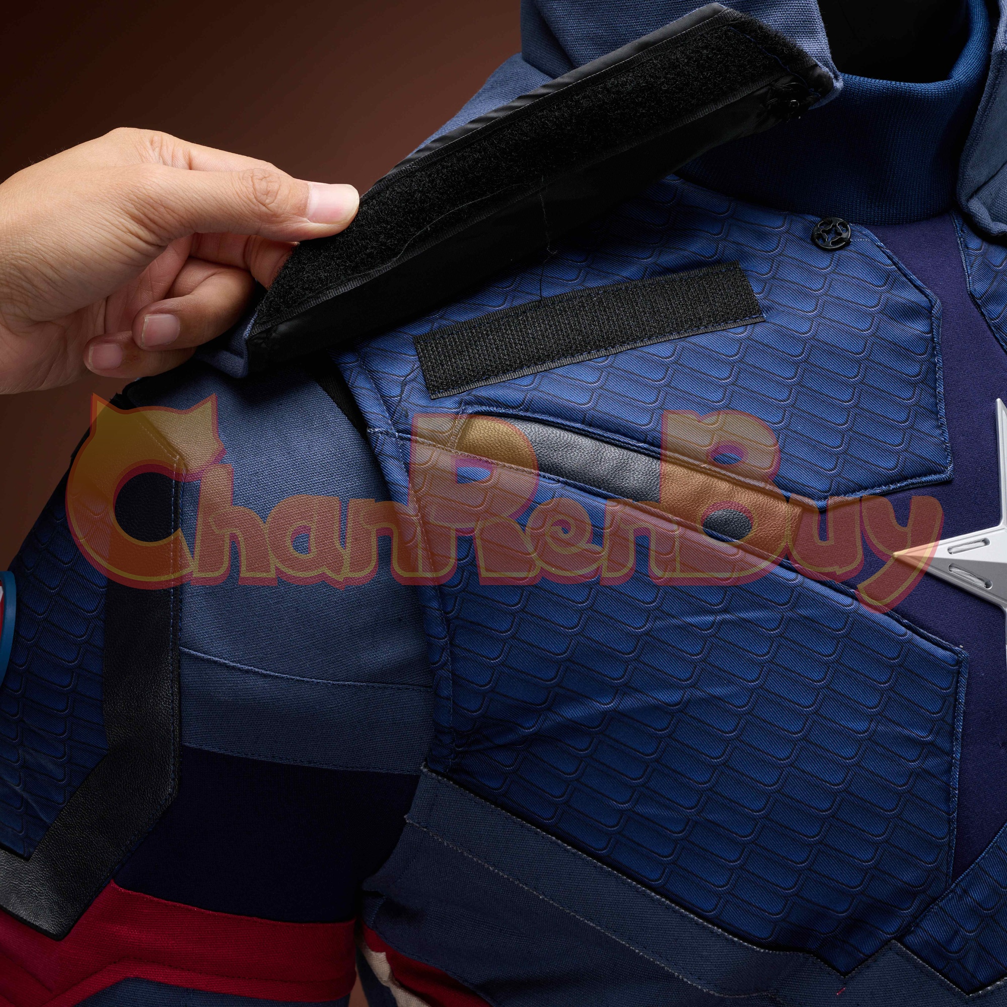 Captain America Costume Avengers Endgame Suit Cosplay Ver 1
