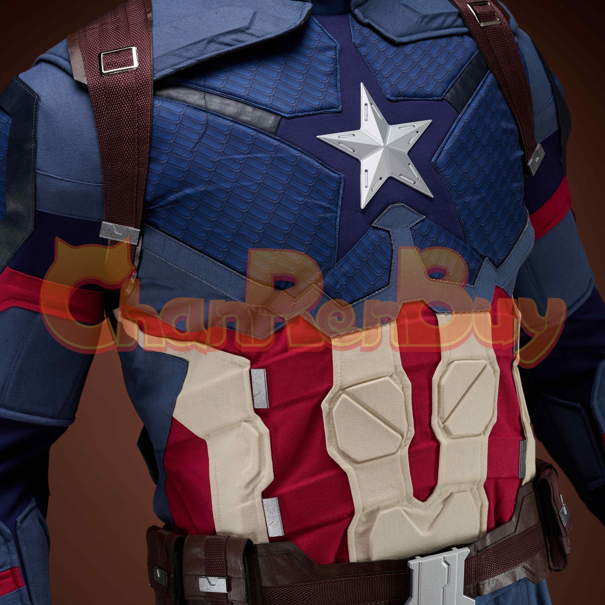 Captain America Costume Avengers Endgame Suit Cosplay Ver 1