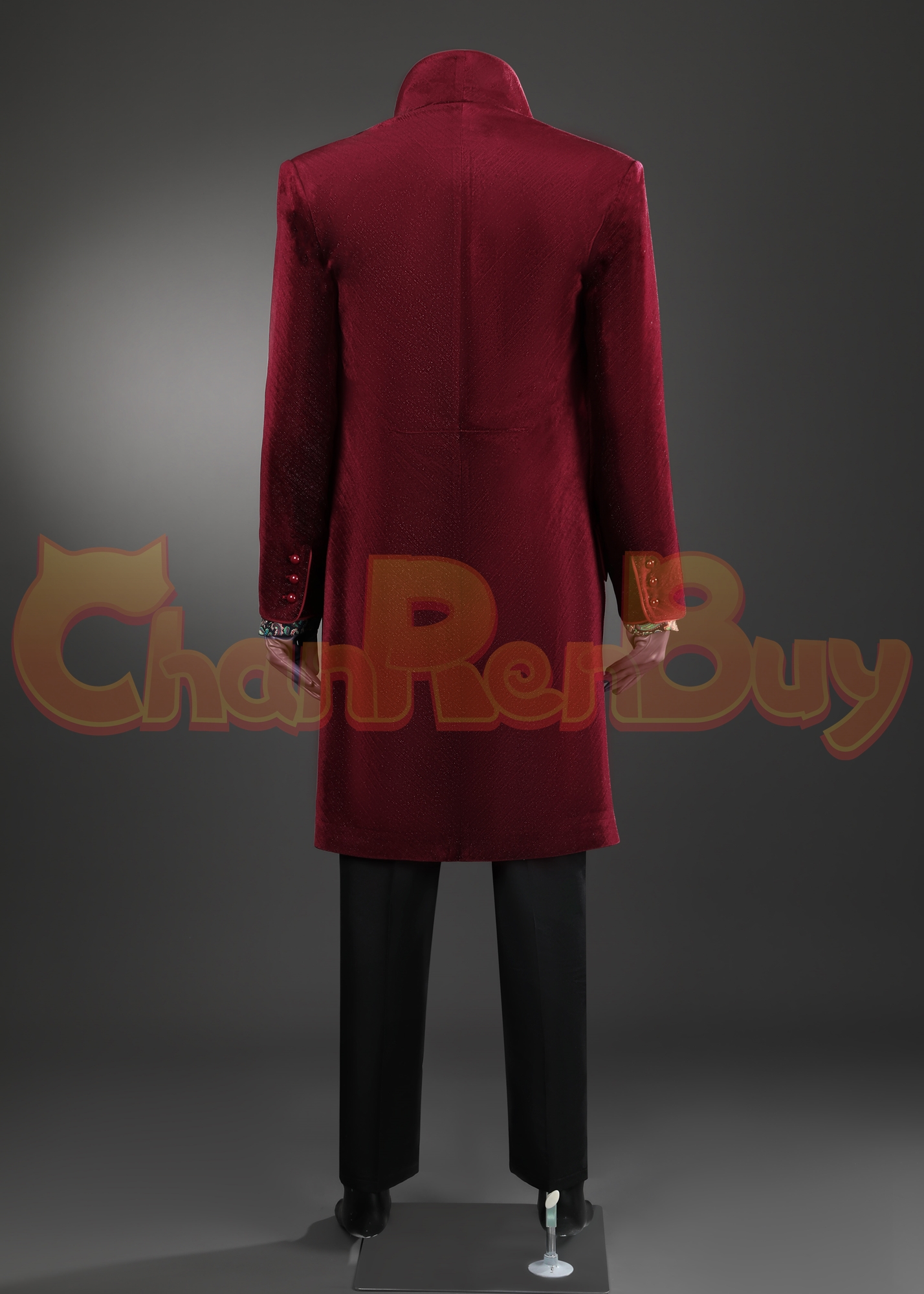 Willy Wonka Costume Charlie and the Chocolate Factory Suit Cosplay