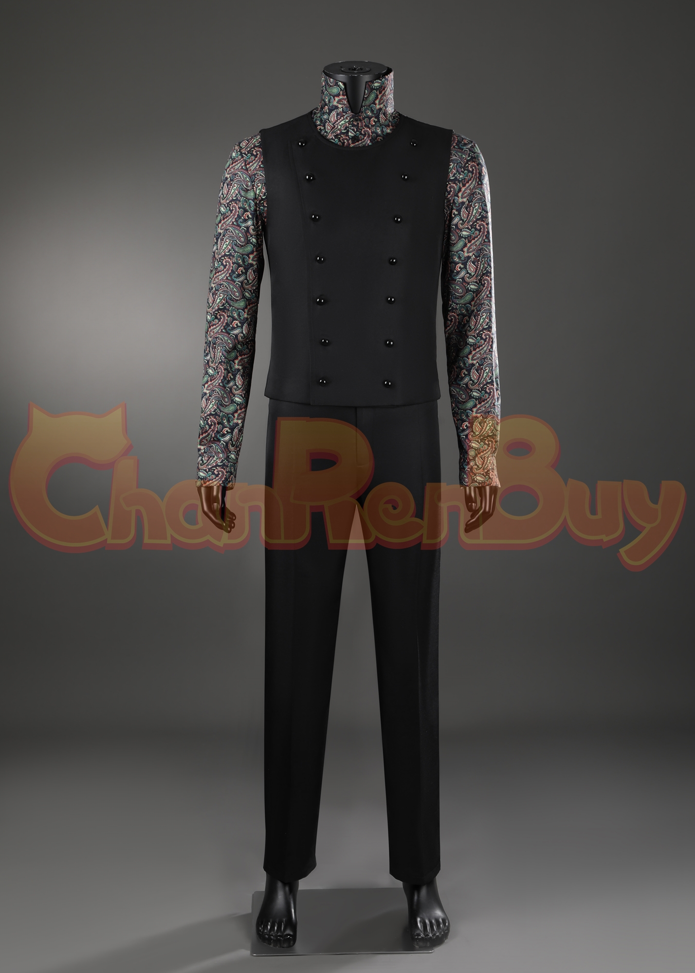 Willy Wonka Costume Charlie and the Chocolate Factory Suit Cosplay