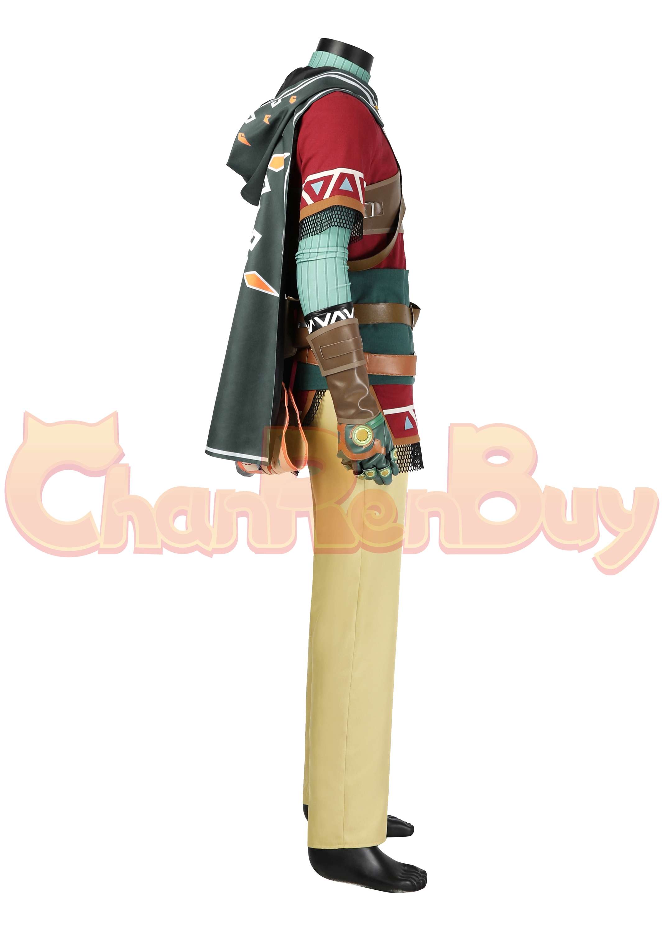 Link Hylian Tunic Costume The Legend of Zelda Tears of the Kingdom Suit Cosplay