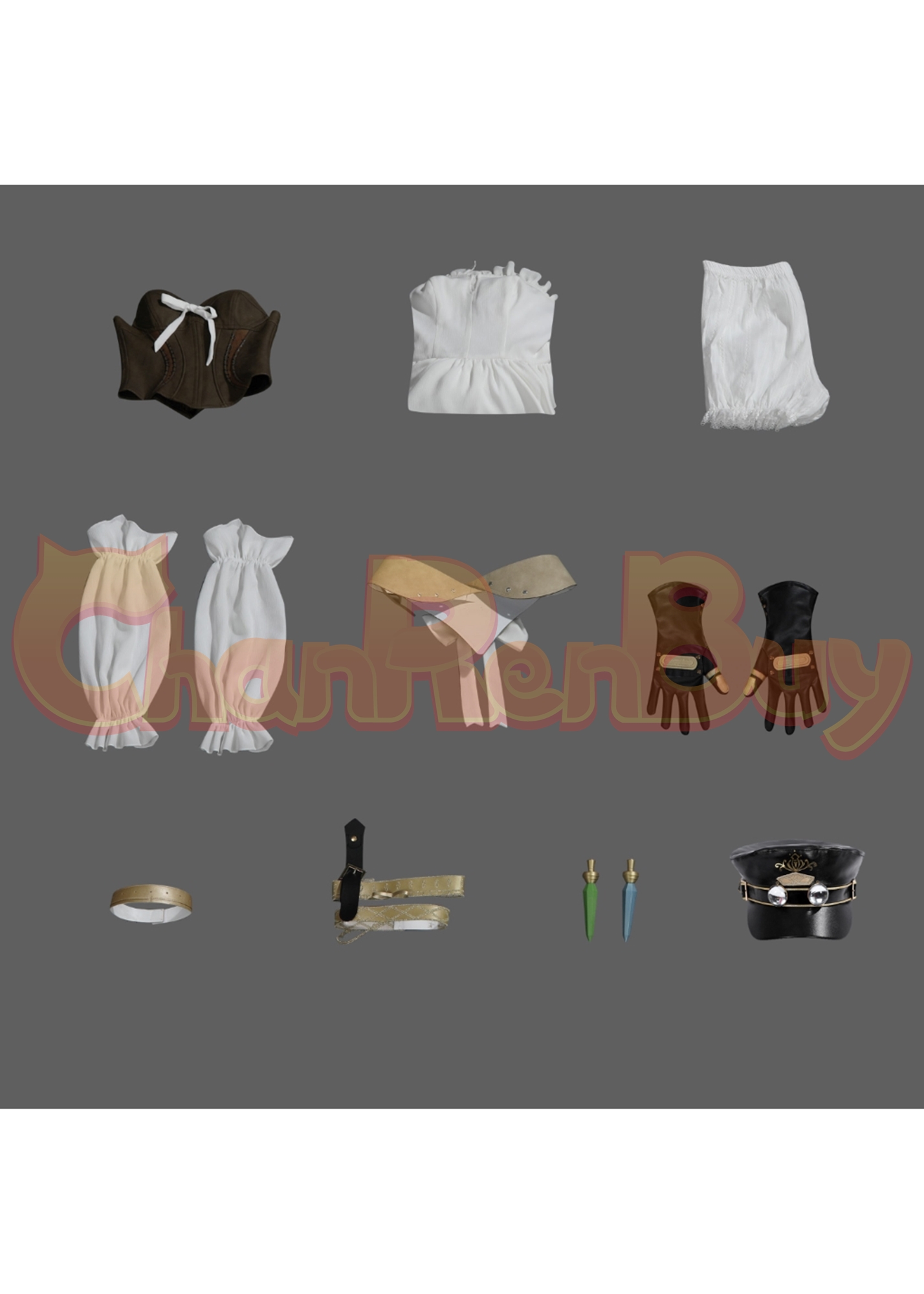 FF14 480HQ Neo-Ishgardian Healing Set Costume Suit Cosplay