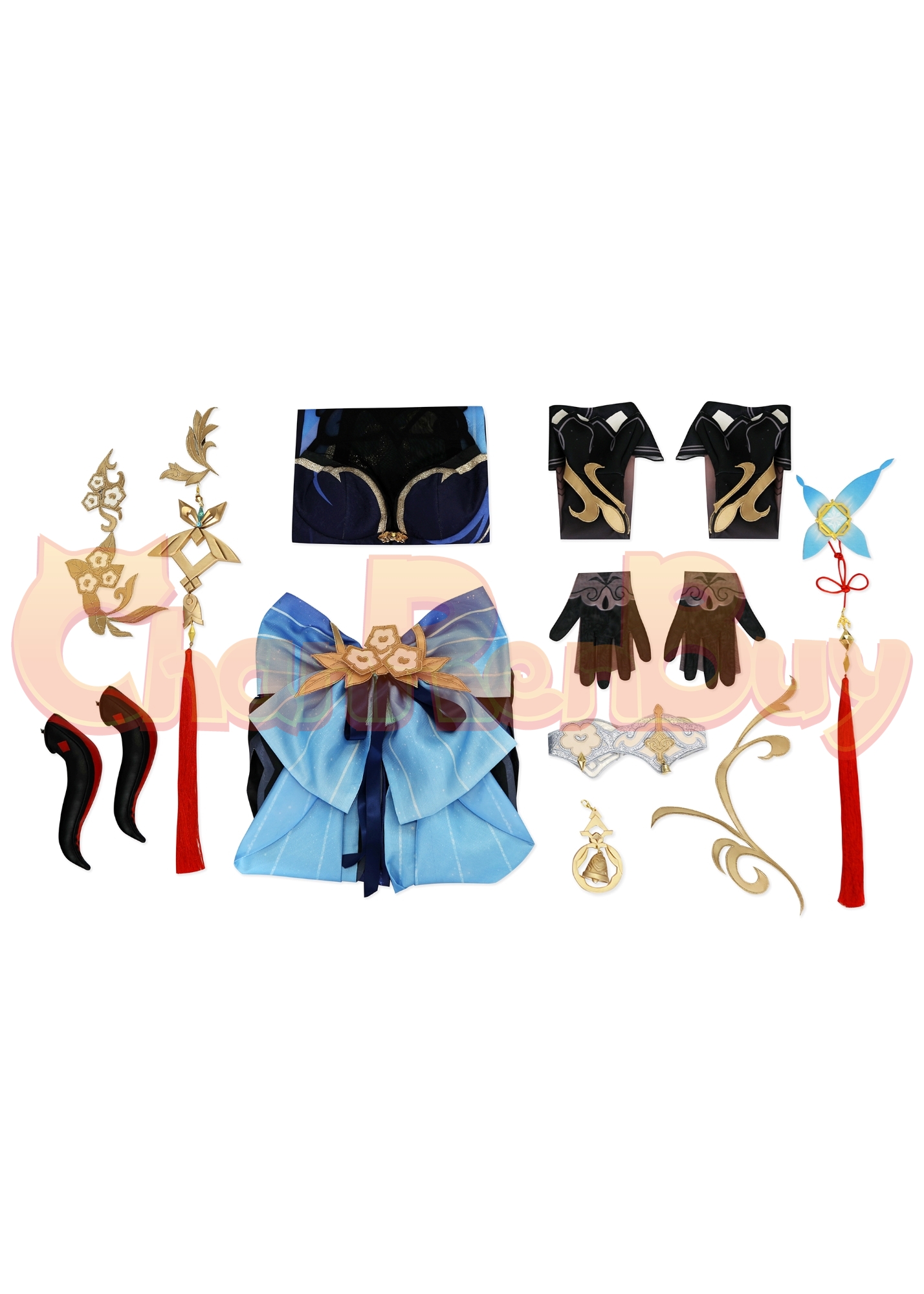 Genshin Impact Ganyu Costume Suit Cosplay