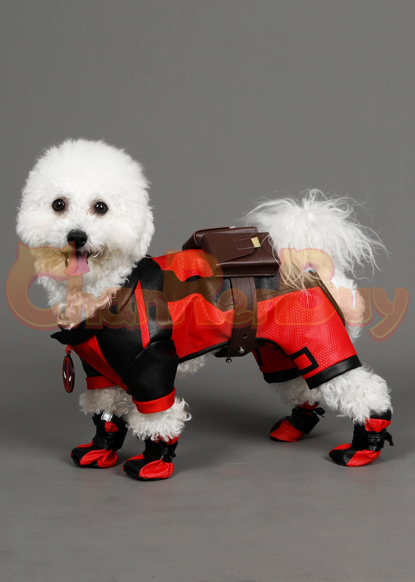 Deadpool Dog Costume Deadpool 3 Suit Cosplay for Pet
