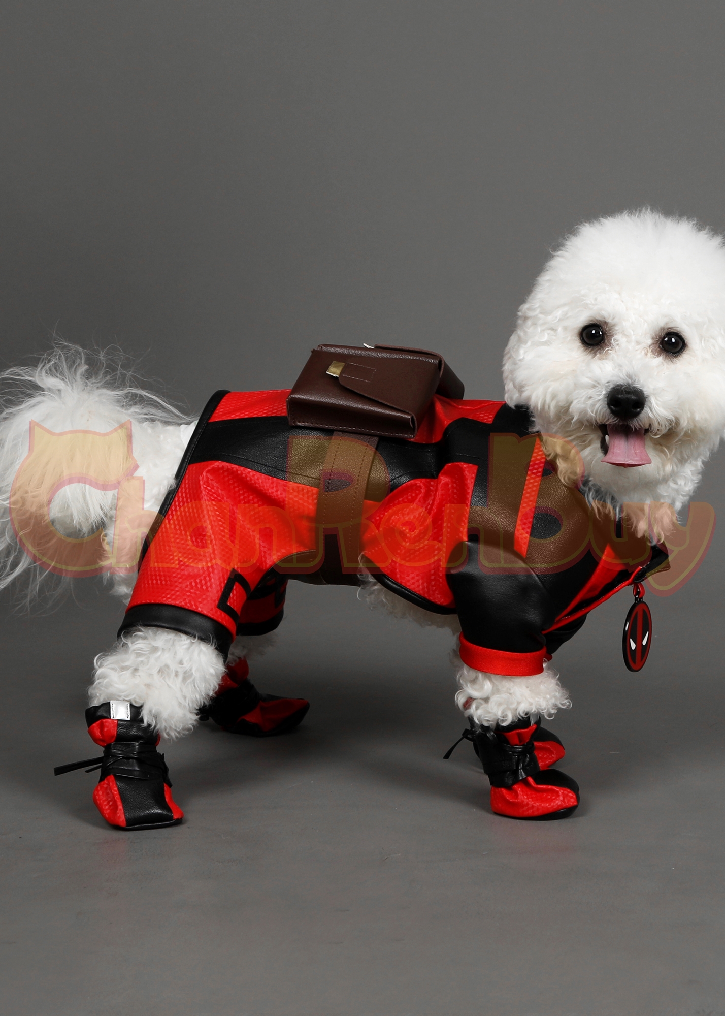 Deadpool Dog Costume Deadpool 3 Suit Cosplay for Pet