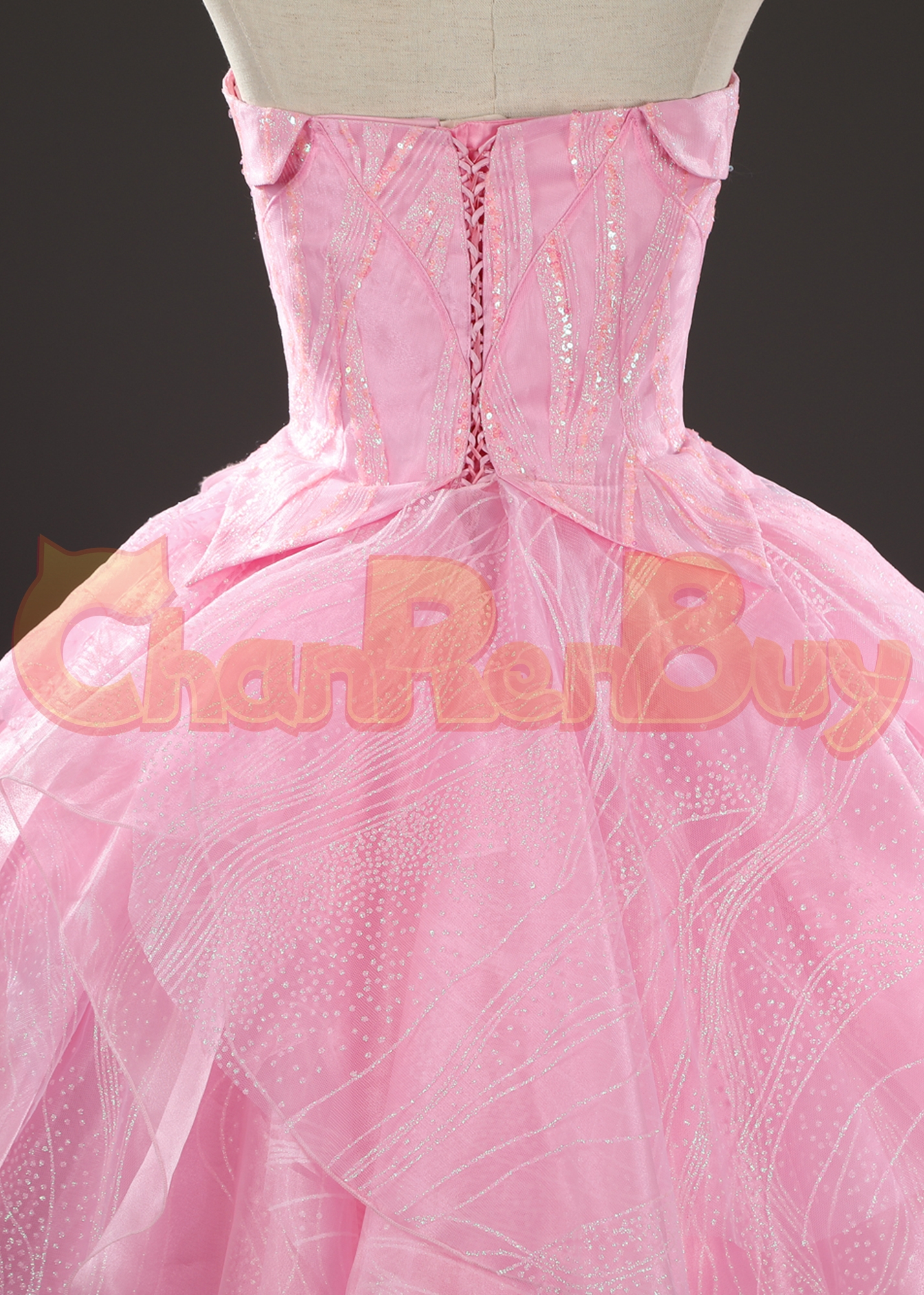 Glinda Costume Wicked (2024) Suit Cosplay