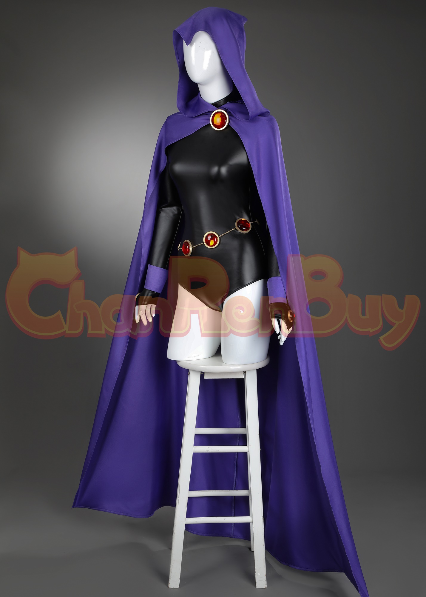 Raven Costume New Teen Titans Rachel Roth Suit Cosplay
