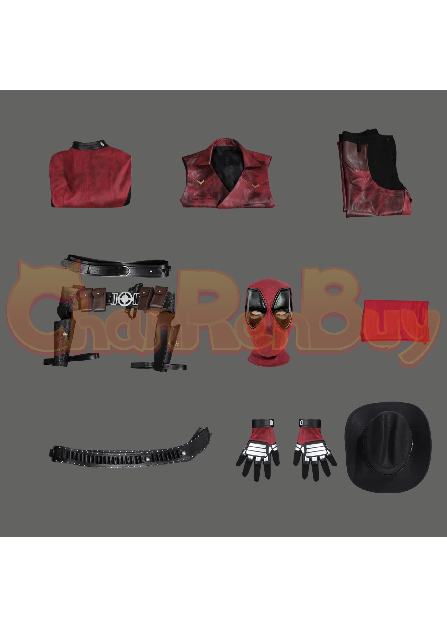 Cowboypool Costume Deadpool & Wolverine Suit Cosplay