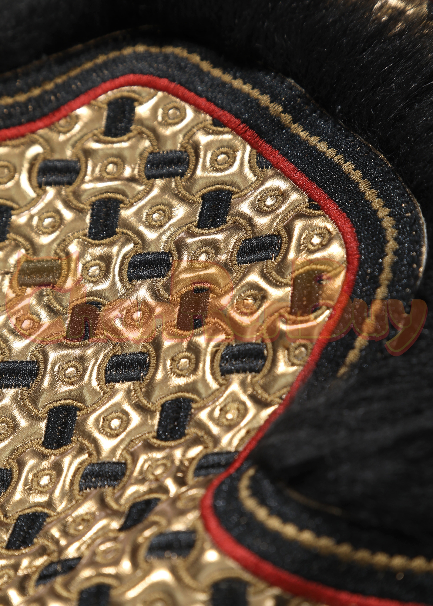 Ebongold Silk Robe Costume Black Myth: Wukong Suit Cosplay