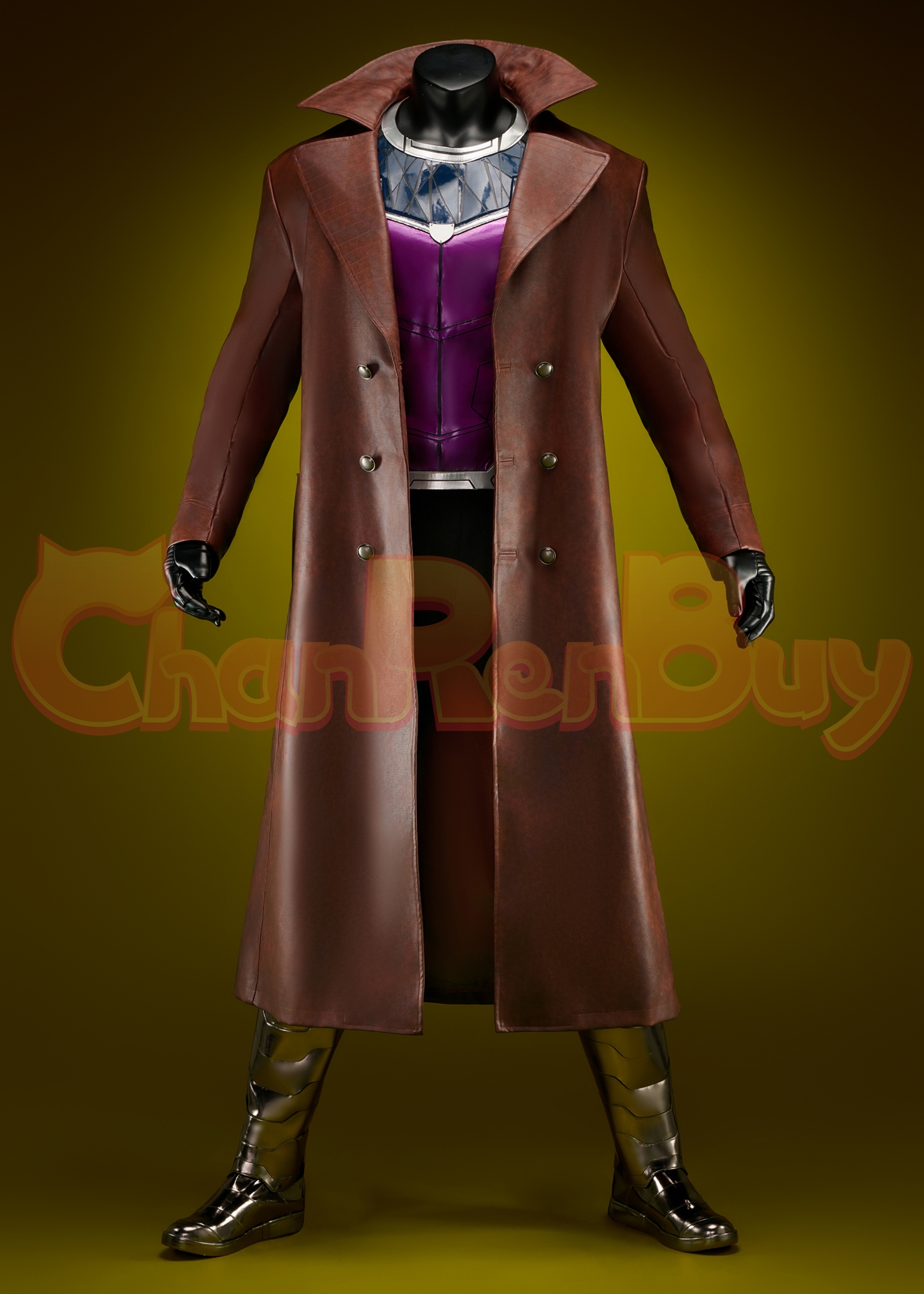 Gambit Costume Deadpool 3 Suit Cosplay with Shoes