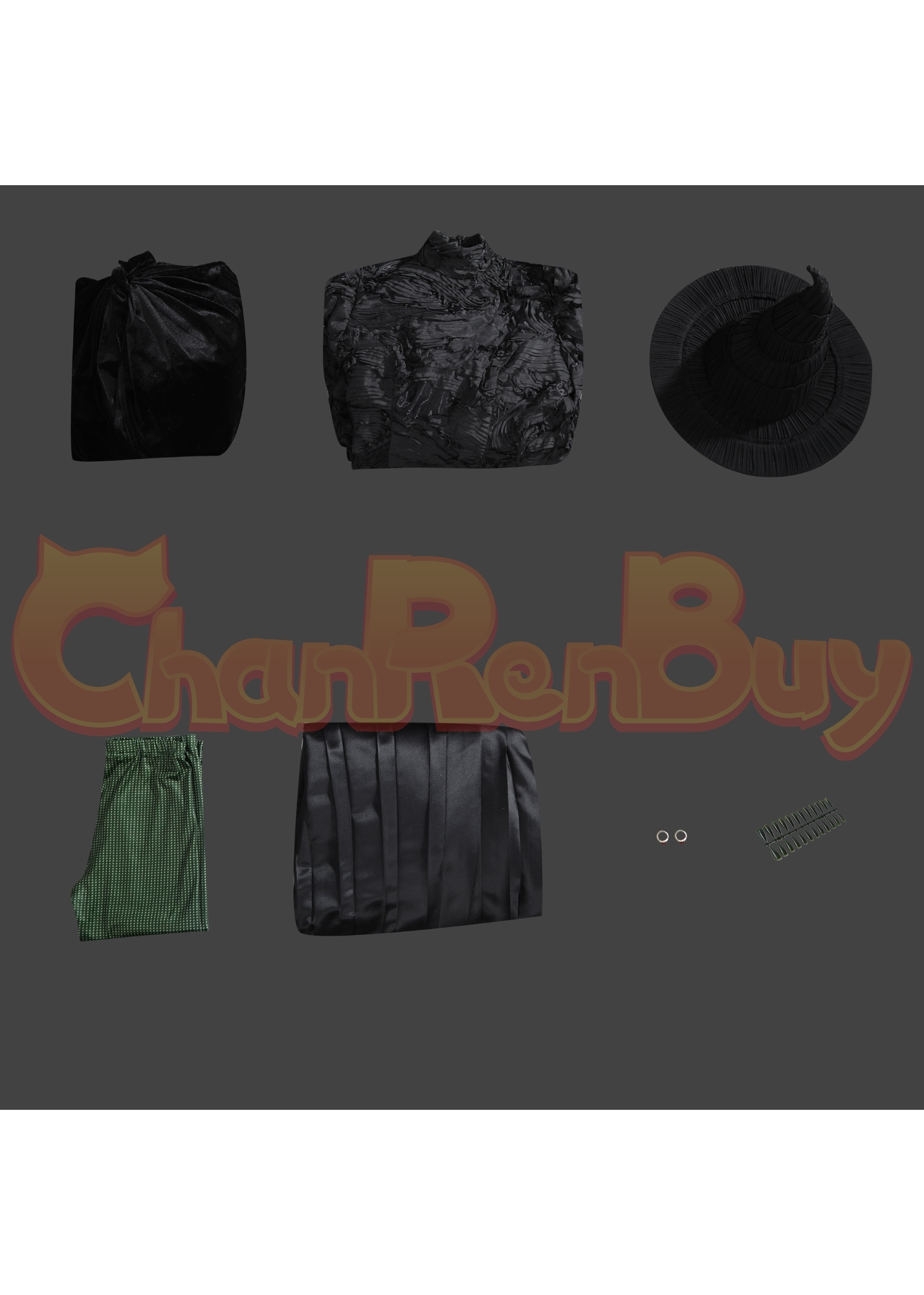 Elphaba Costume Wicked (2024) Suit Cosplay