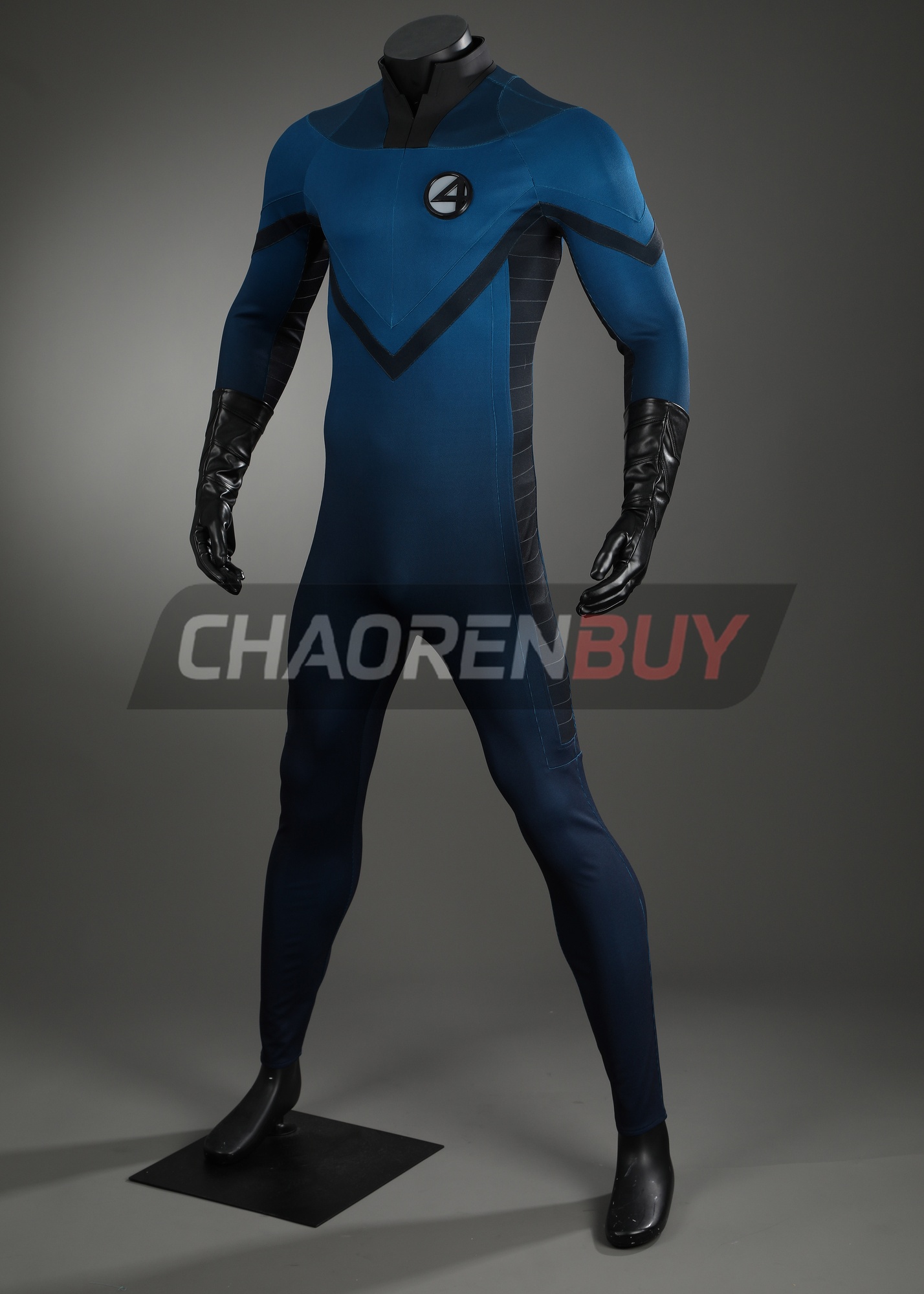 Human Torch Costume Fantastic Four Johnny Storm Suit Cosplay Ver.4