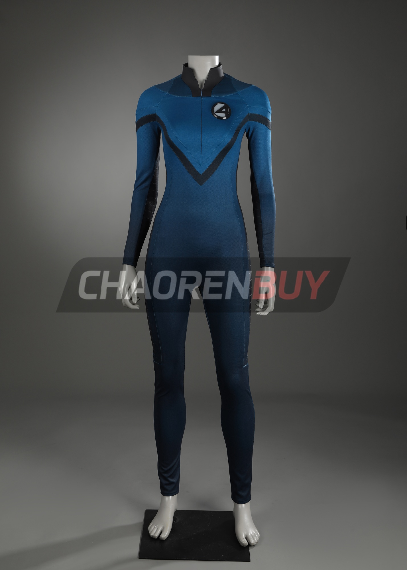 Invisible Woman Costume Fantastic Four (2005) Susan Storm Suit Cosplay