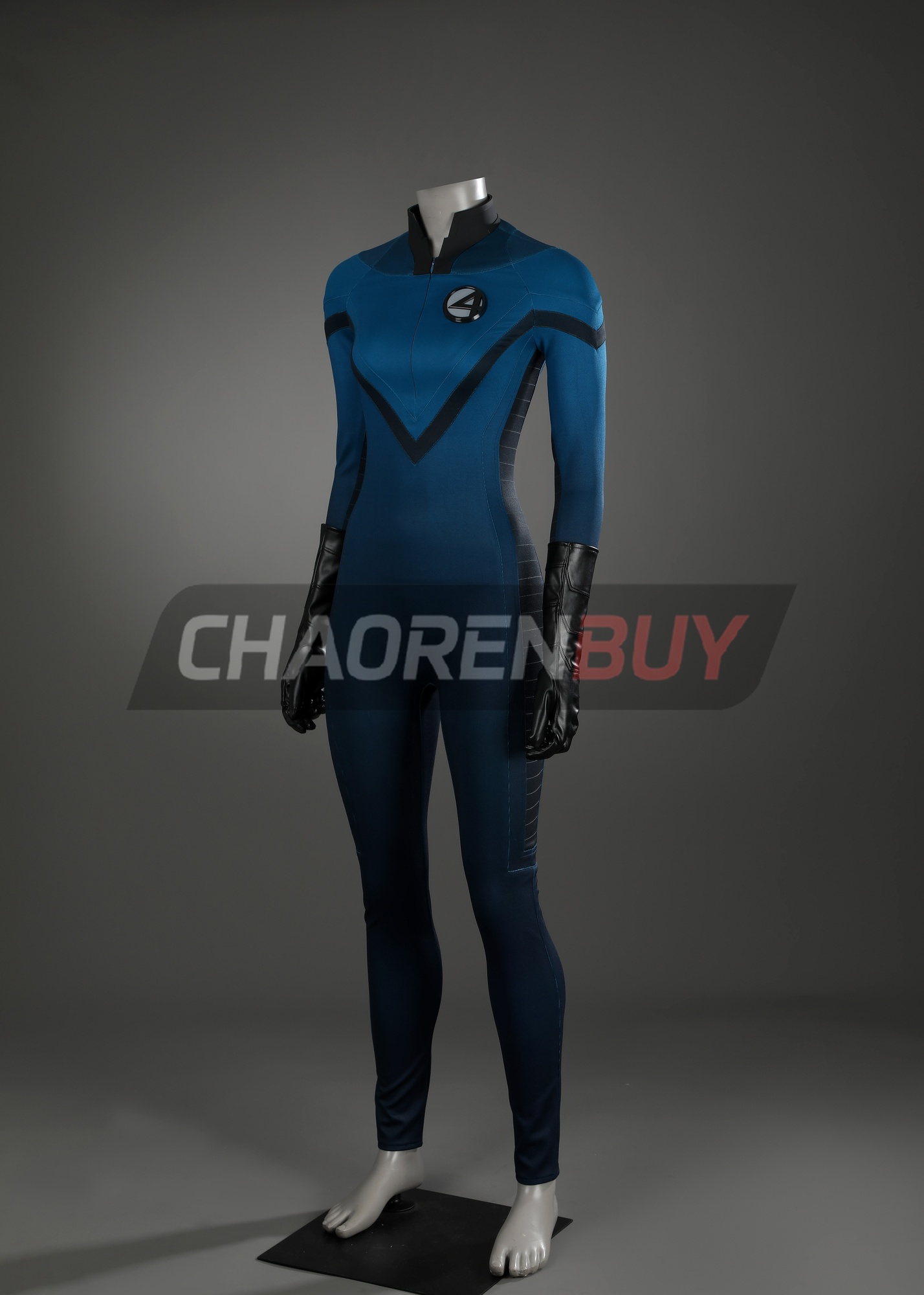Invisible Woman Costume Fantastic Four (2005) Susan Storm Suit Cosplay