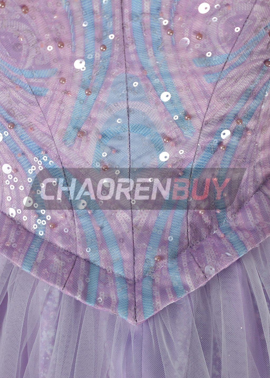 Glinda Costume Suit Cosplay Purple Dress