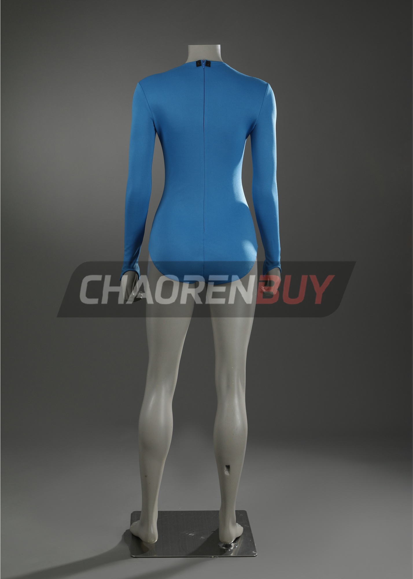 Superhero Man Girl Costume Woman of Blue Red Cape Suit Cosplay
