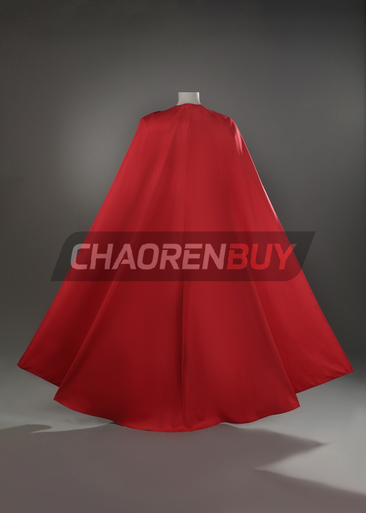 Superhero Man Girl Costume Woman of Blue Red Cape Suit Cosplay