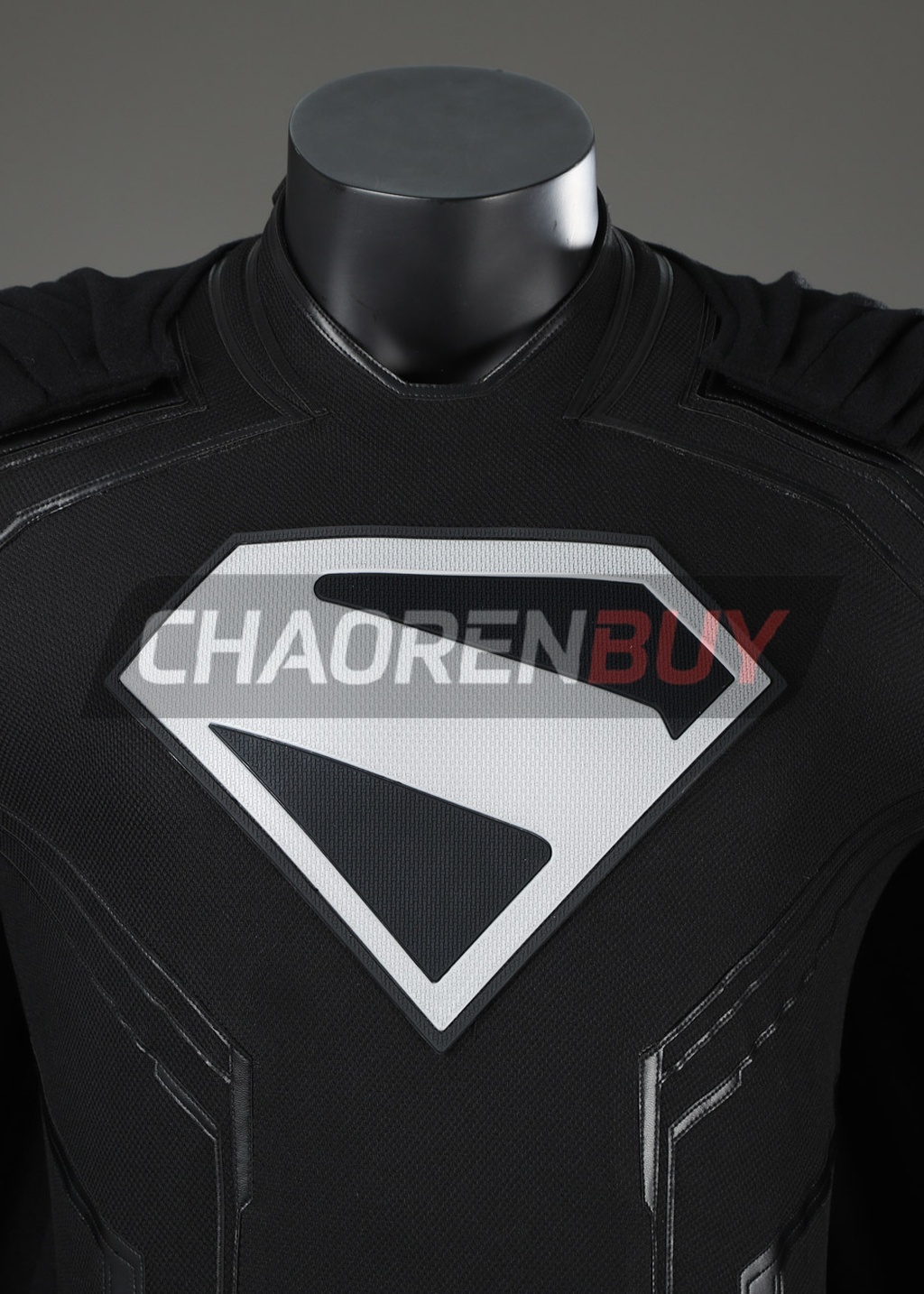 Superhero Man Costume Suit Cosplay Black Version