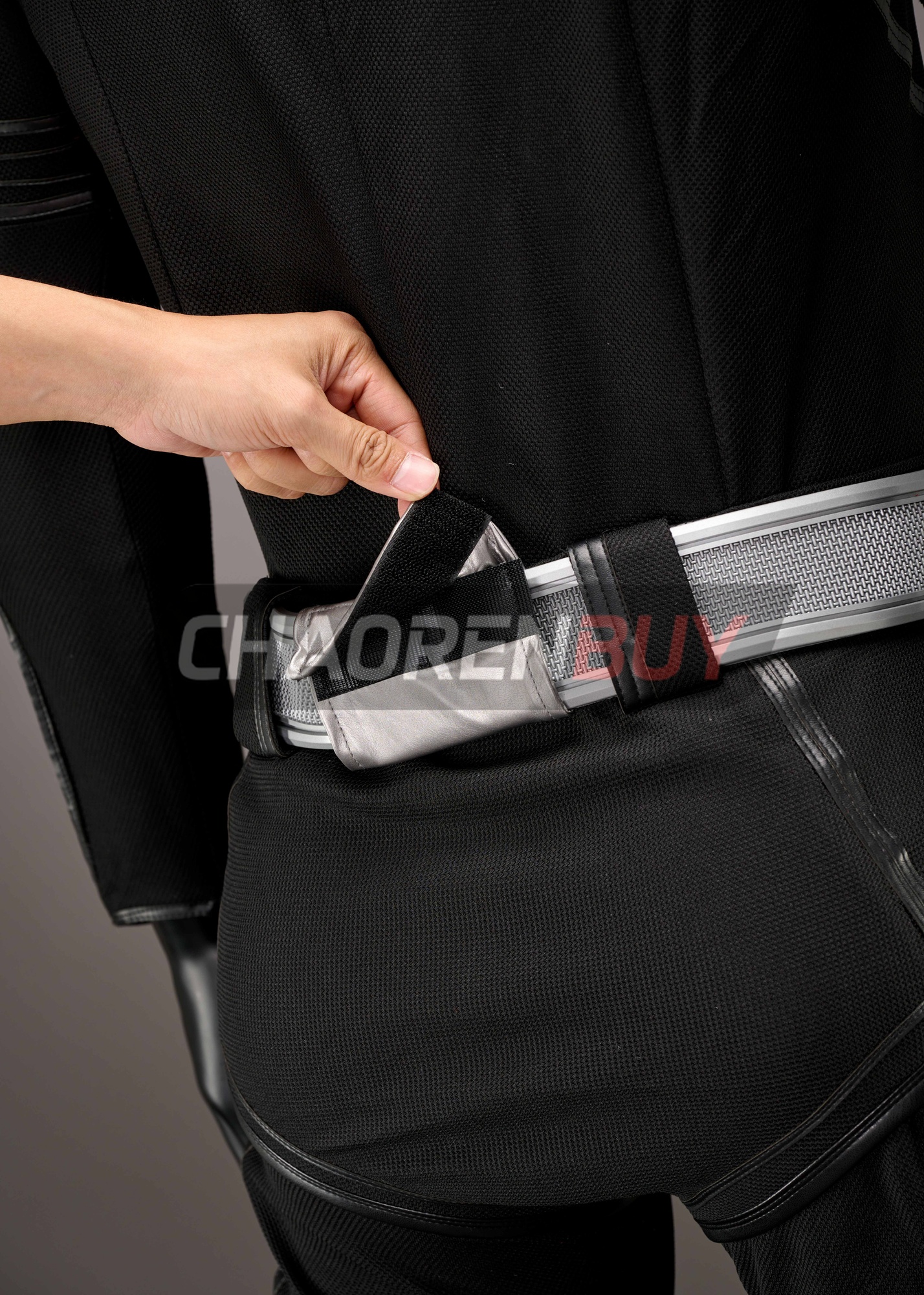 Superhero Man Costume Suit Cosplay Black Version 2