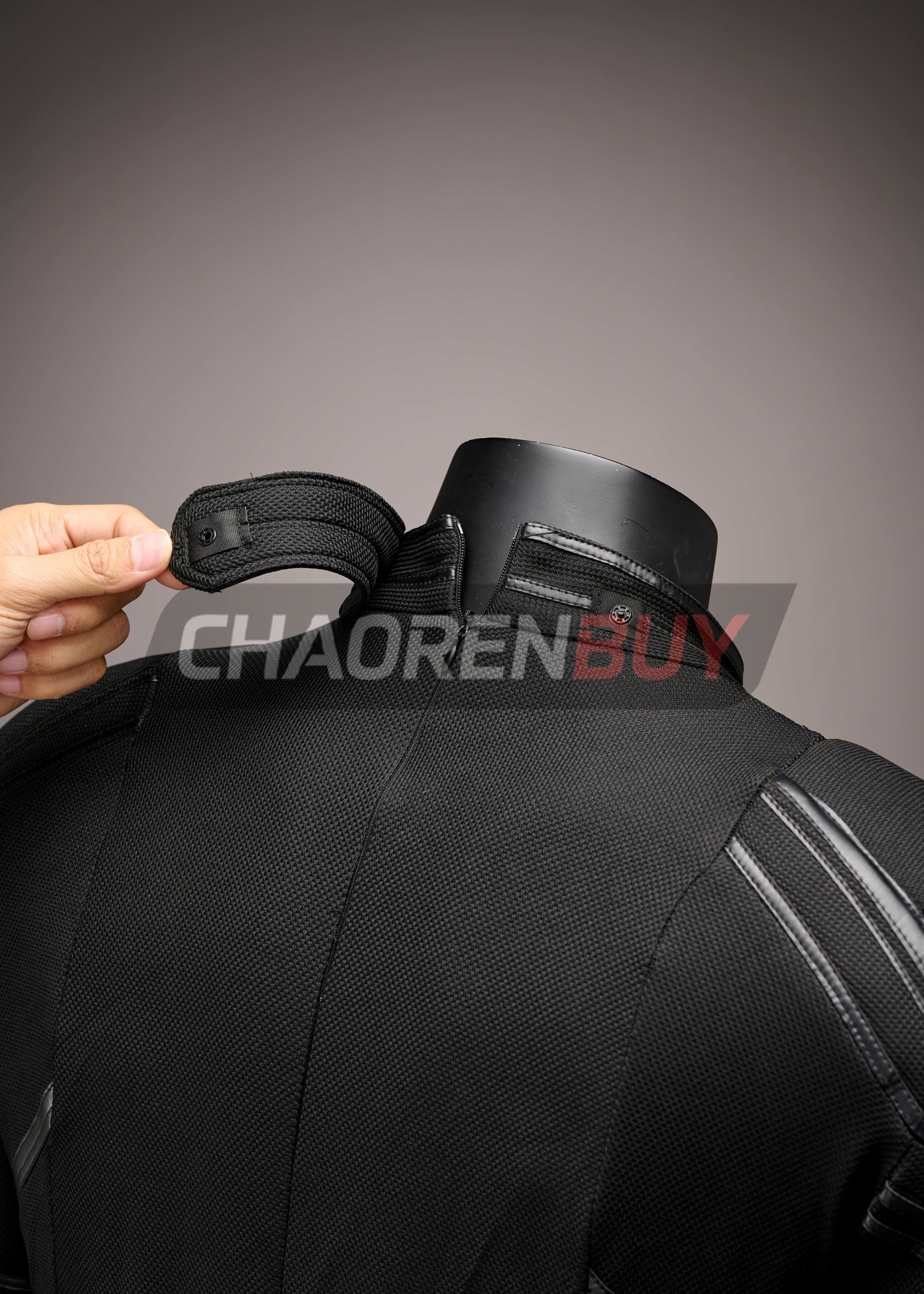 Superhero Man Costume Suit Cosplay Black Version 2