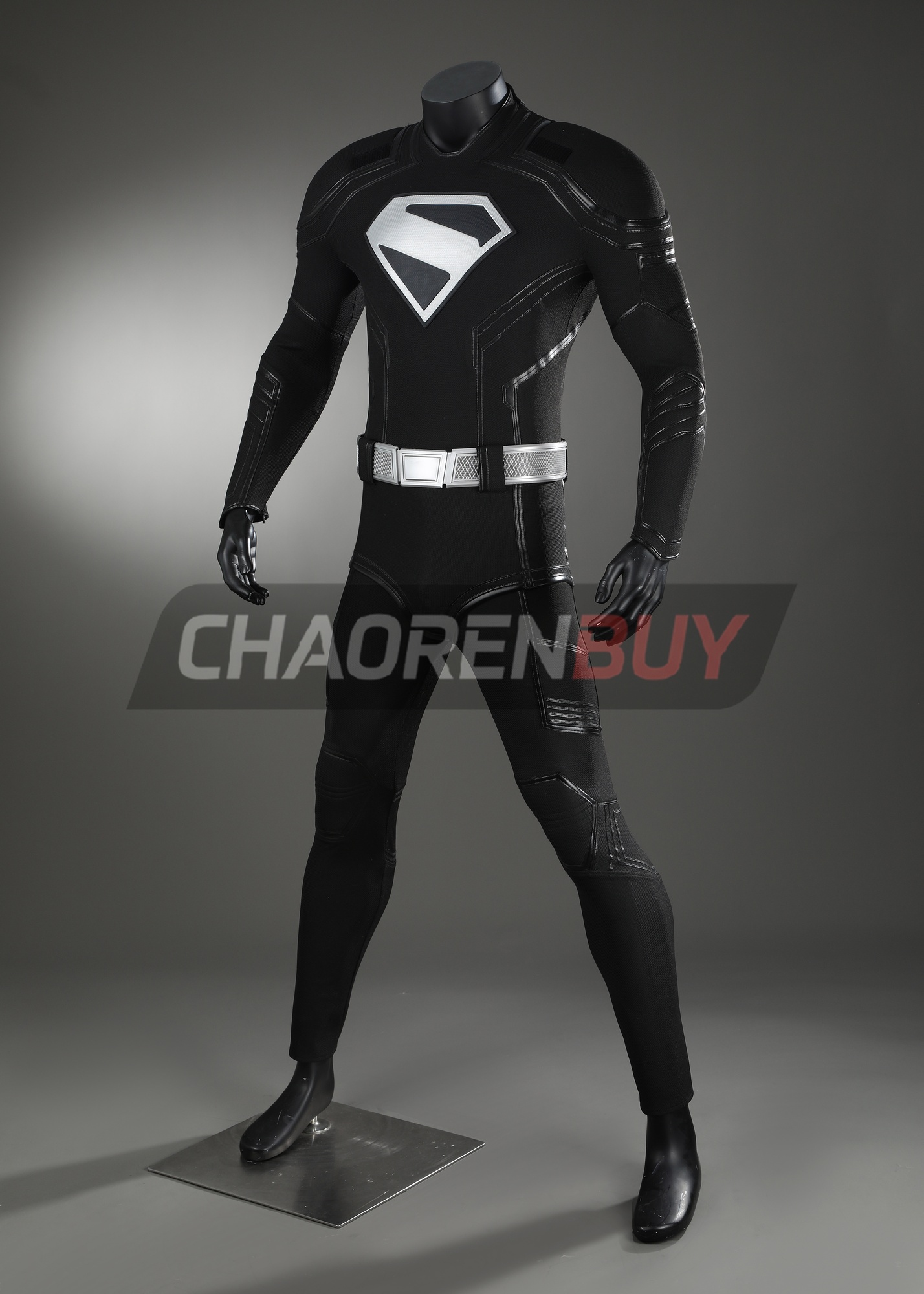 Superhero Man Costume Suit Cosplay Black Version