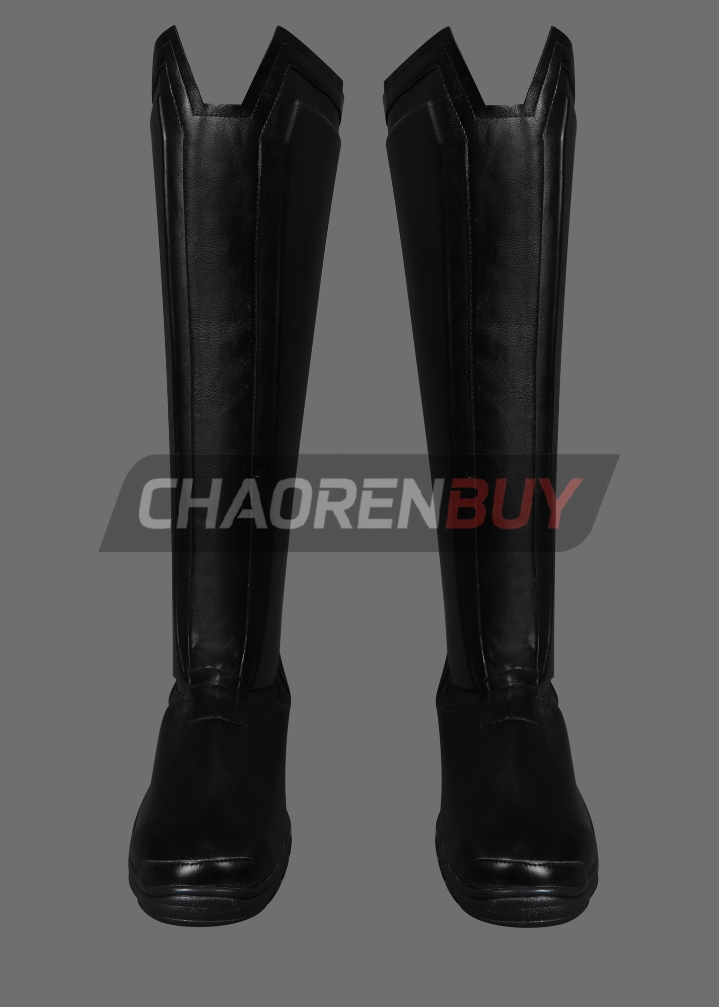 Superhero Man Shoes Boots Cosplay Black Version