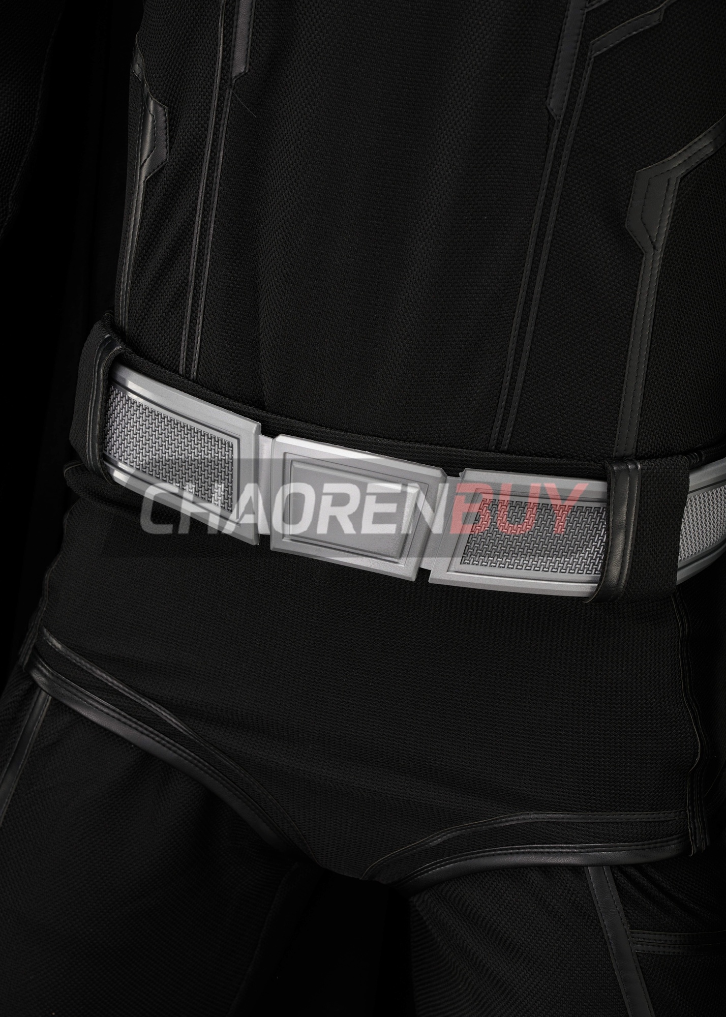 Superhero Man Costume Suit Cosplay Black Version 2