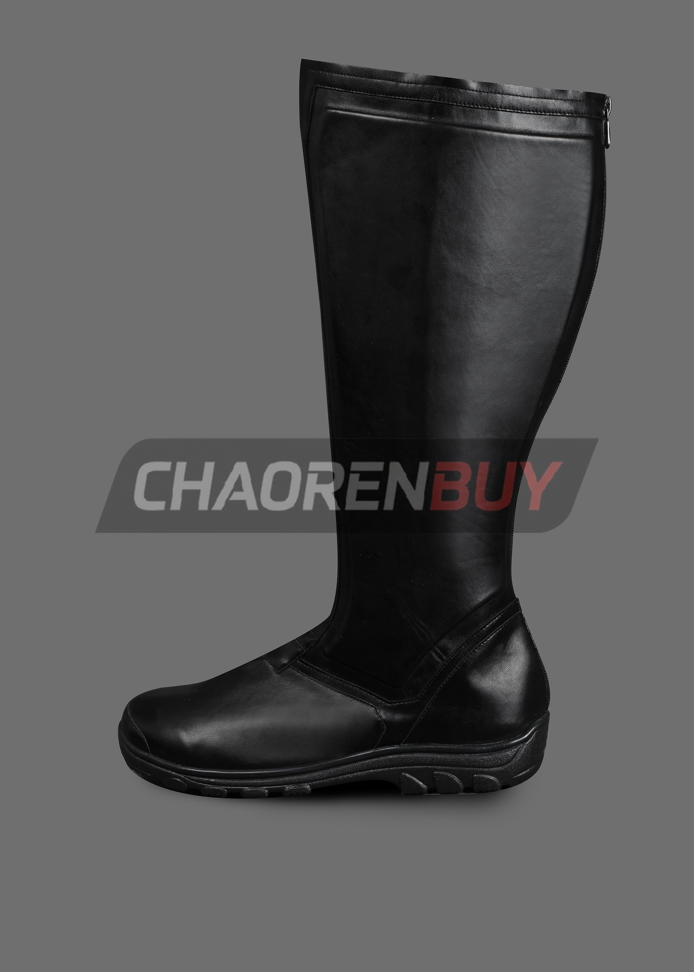 Superhero Man Shoes Boots Cosplay Black Version