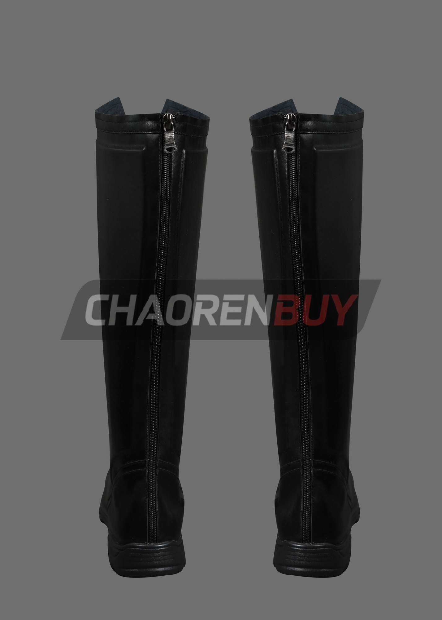 Superhero Man Shoes Boots Cosplay Black Version