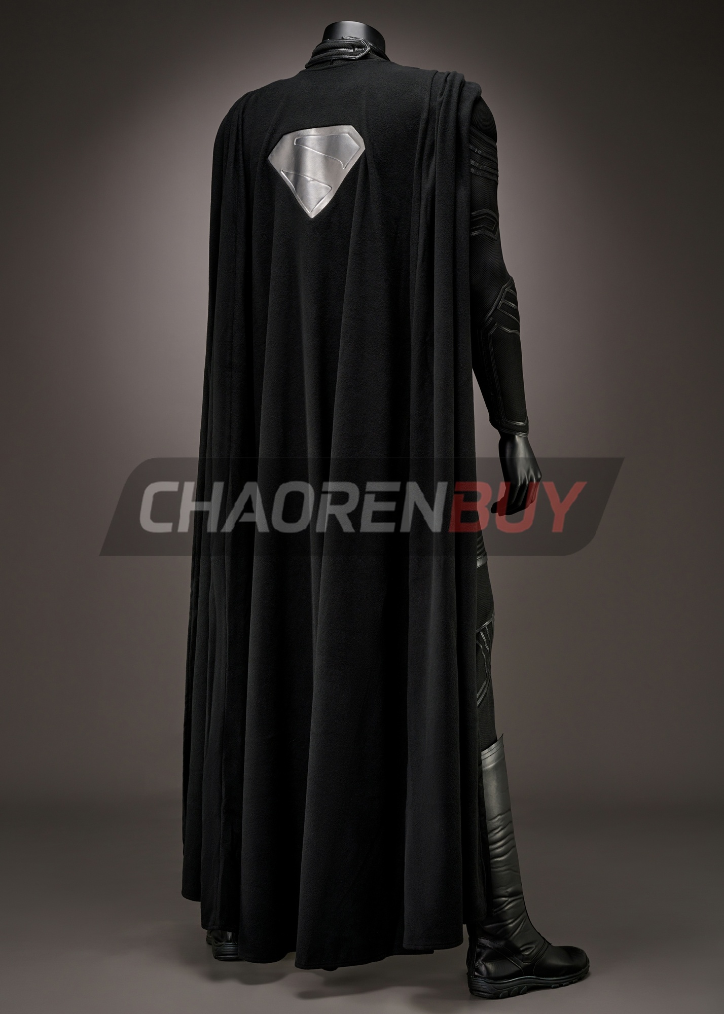 Superhero Man Costume Suit Cosplay Black Version 2