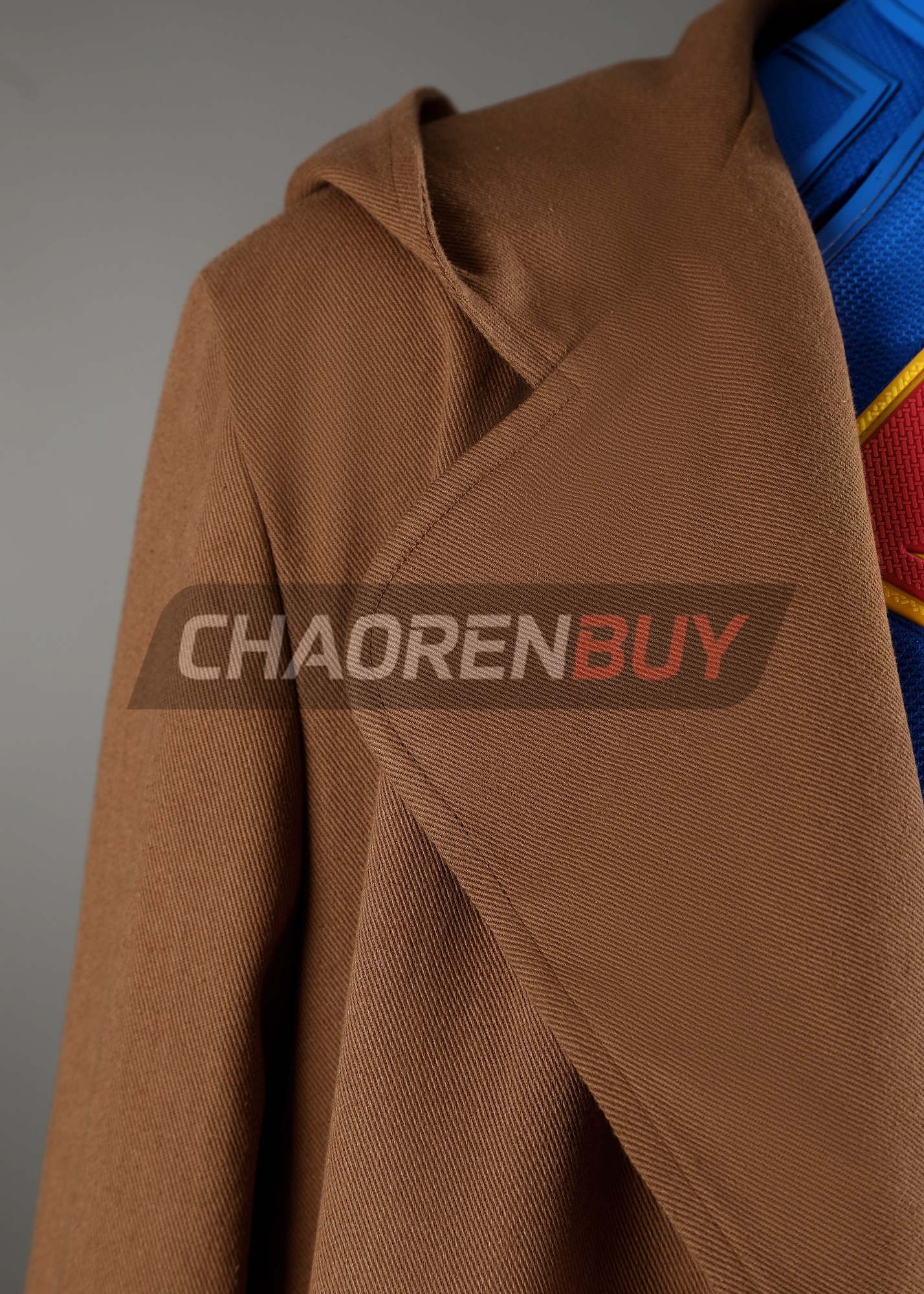 Superhero Man Girl Costume Suit Cosplay Woman with Coat