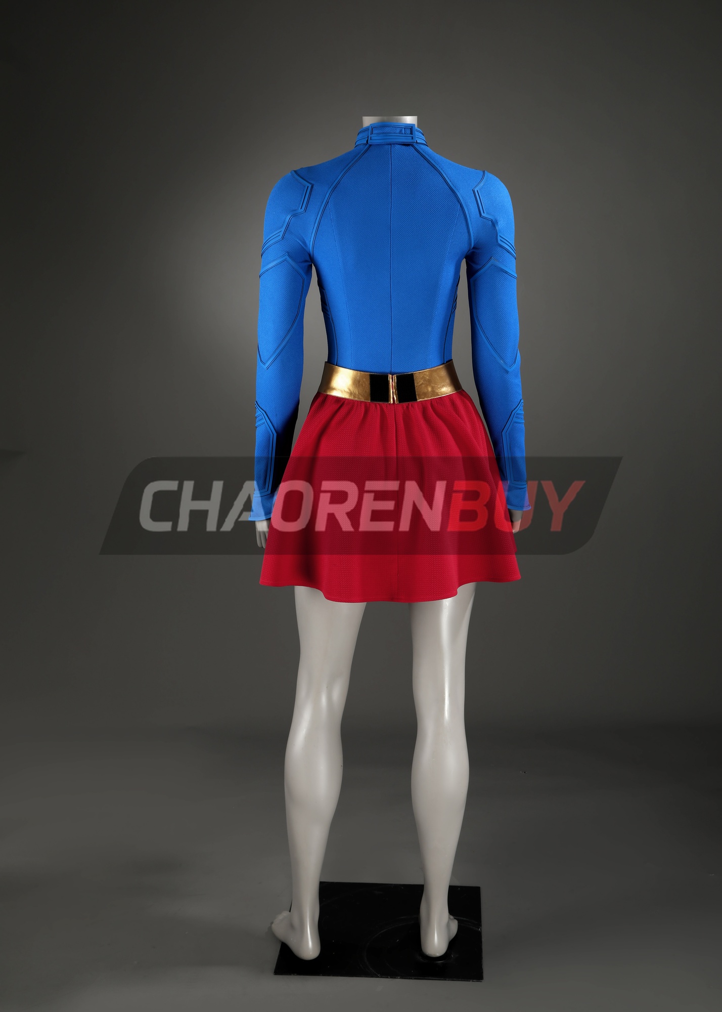 Superhero Man Girl Costume Suit Cosplay Woman with Coat