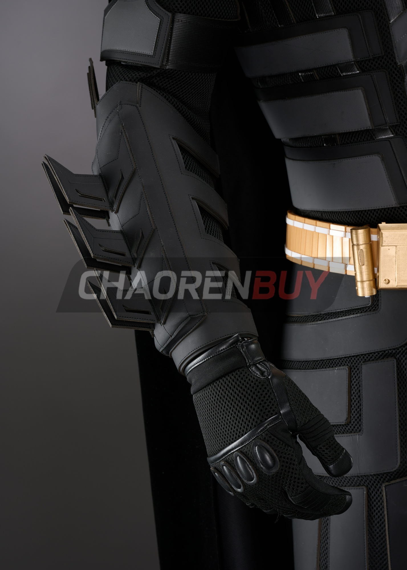 Superhero Bat Style Man Costume Bruce Wayne Suit Cosplay Top Level