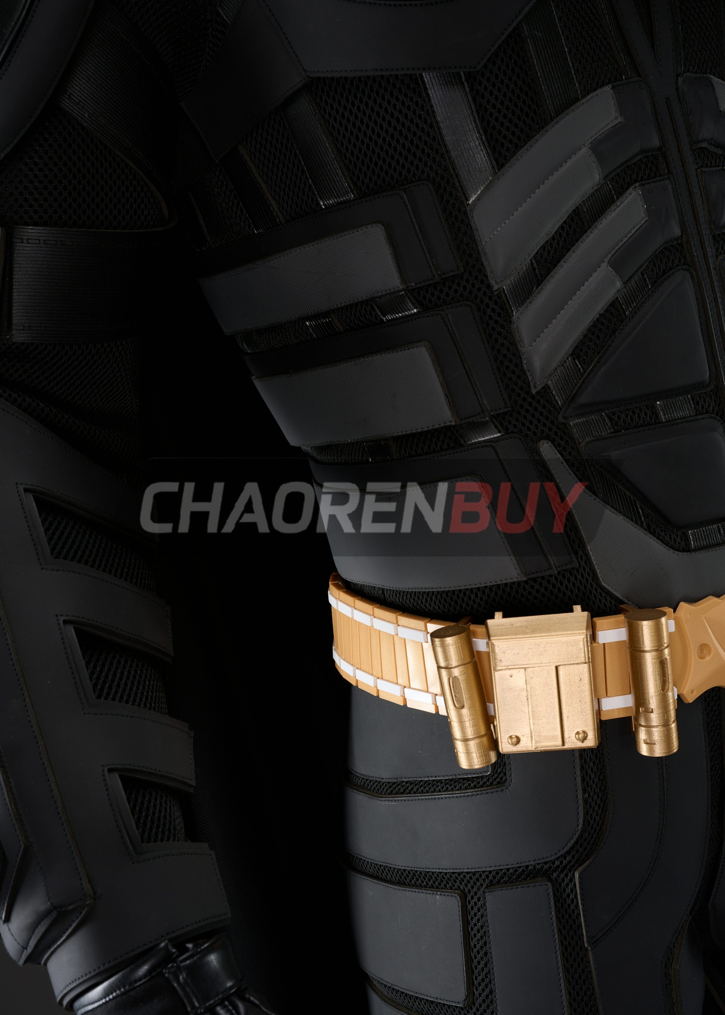 Superhero Bat Style Man Costume Bruce Wayne Suit Cosplay Top Level