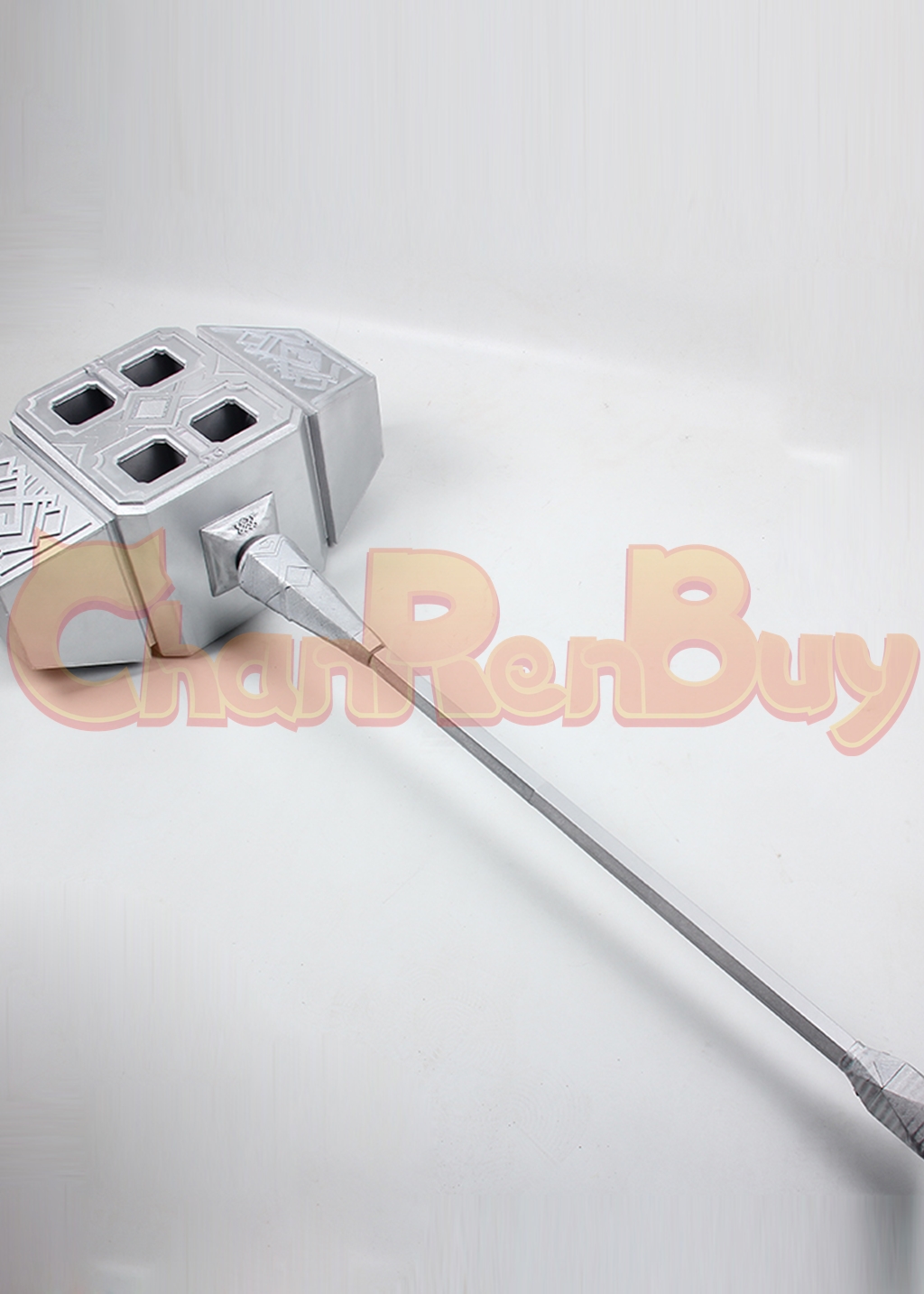 Final Fantasy XIV Darkness Asphodelos War Hammer Prop Cosplay