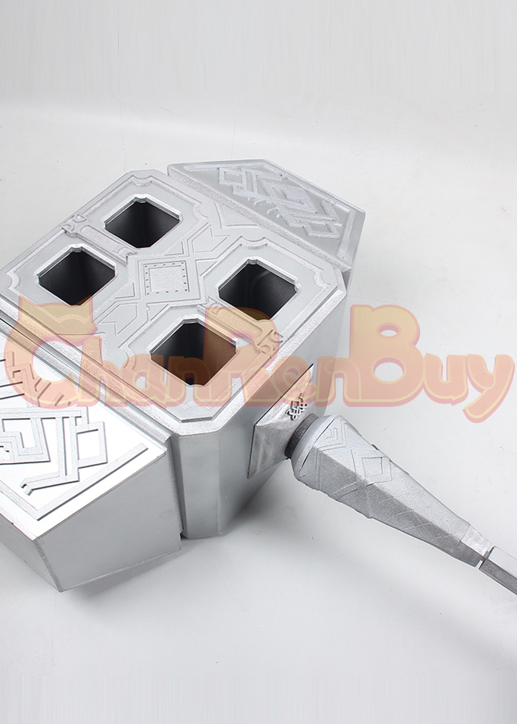 Final Fantasy XIV Darkness Asphodelos War Hammer Prop Cosplay