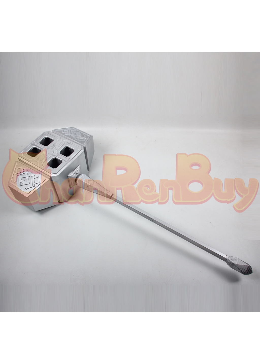 Final Fantasy XIV Darkness Asphodelos War Hammer Prop Cosplay