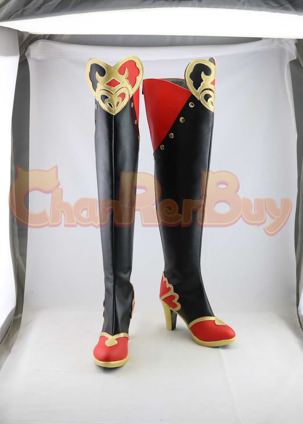 Riddle Rosehearts Shoes Men Twisted Wonderland Boots Cosplay