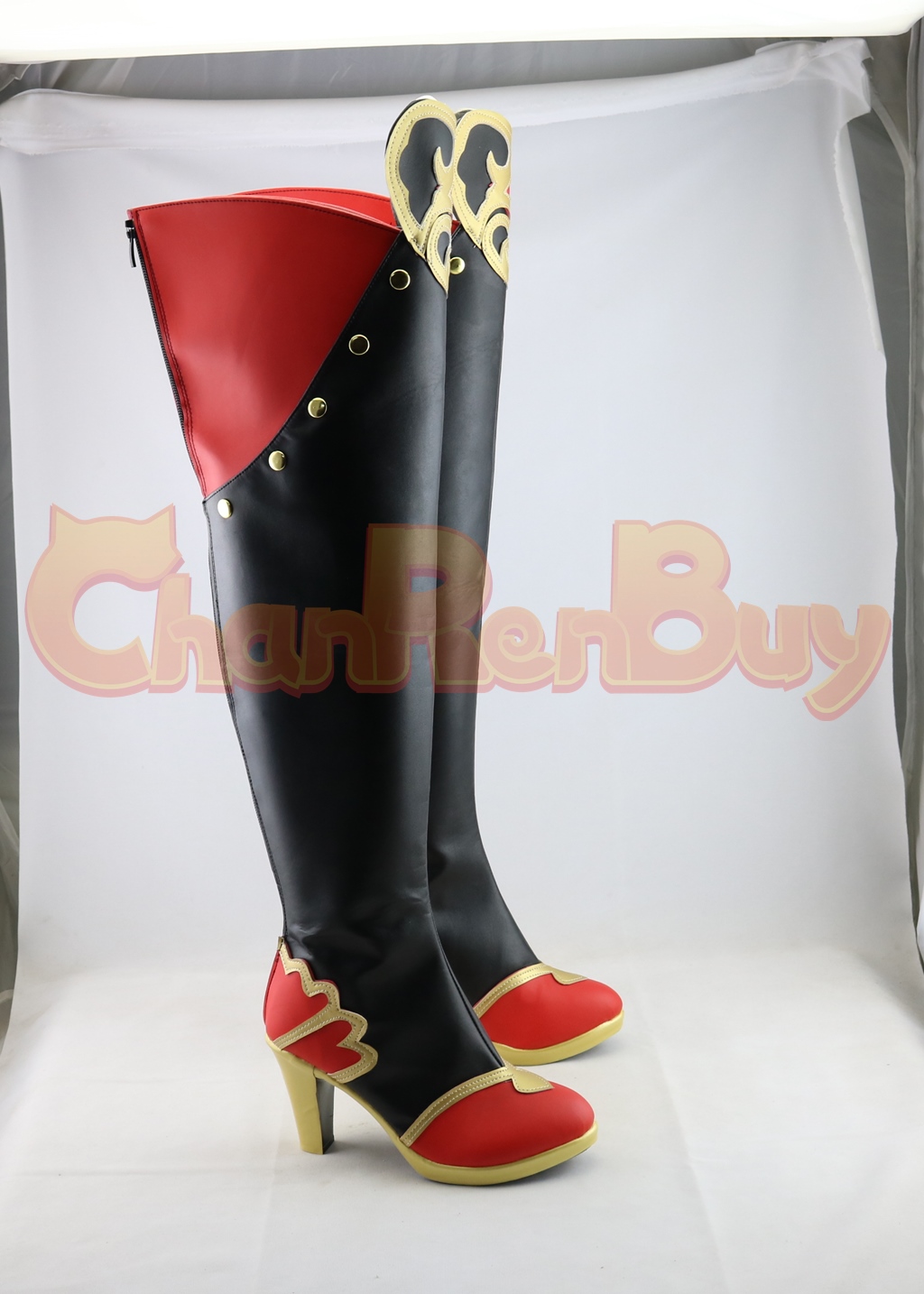 Riddle Rosehearts Shoes Men Twisted Wonderland Boots Cosplay