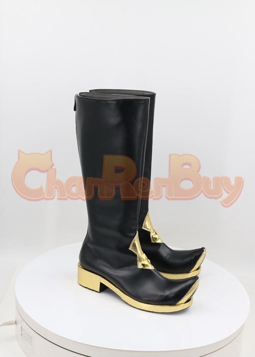 Genshin Impact Alhaitham Shoes Cosplay Admiral Uniform Men Boots