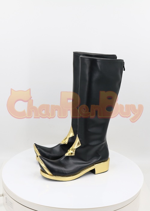 Genshin Impact Alhaitham Shoes Cosplay Admiral Uniform Men Boots