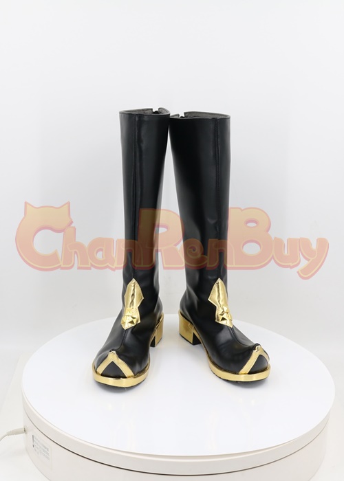 Genshin Impact Alhaitham Shoes Cosplay Admiral Uniform Men Boots