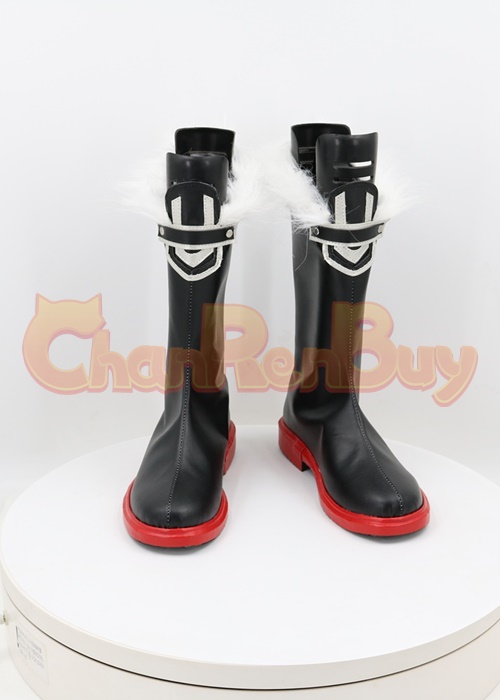 Genshin Impact Fatui Skirmisher Shoes Cosplay Admiral Uniform Men Boots