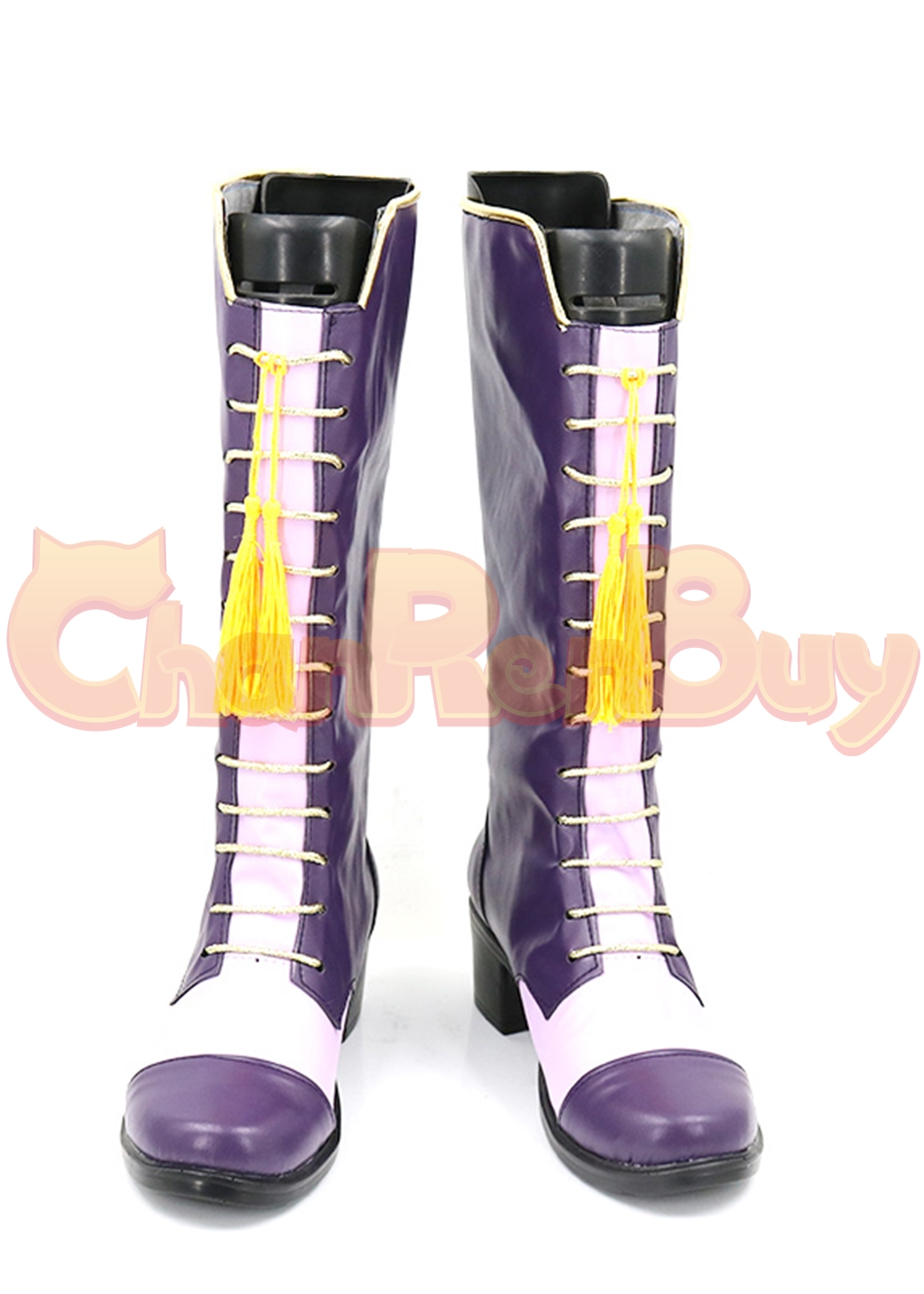 Twisted-Wonderland Shoes Men Silver Boots Cosplay