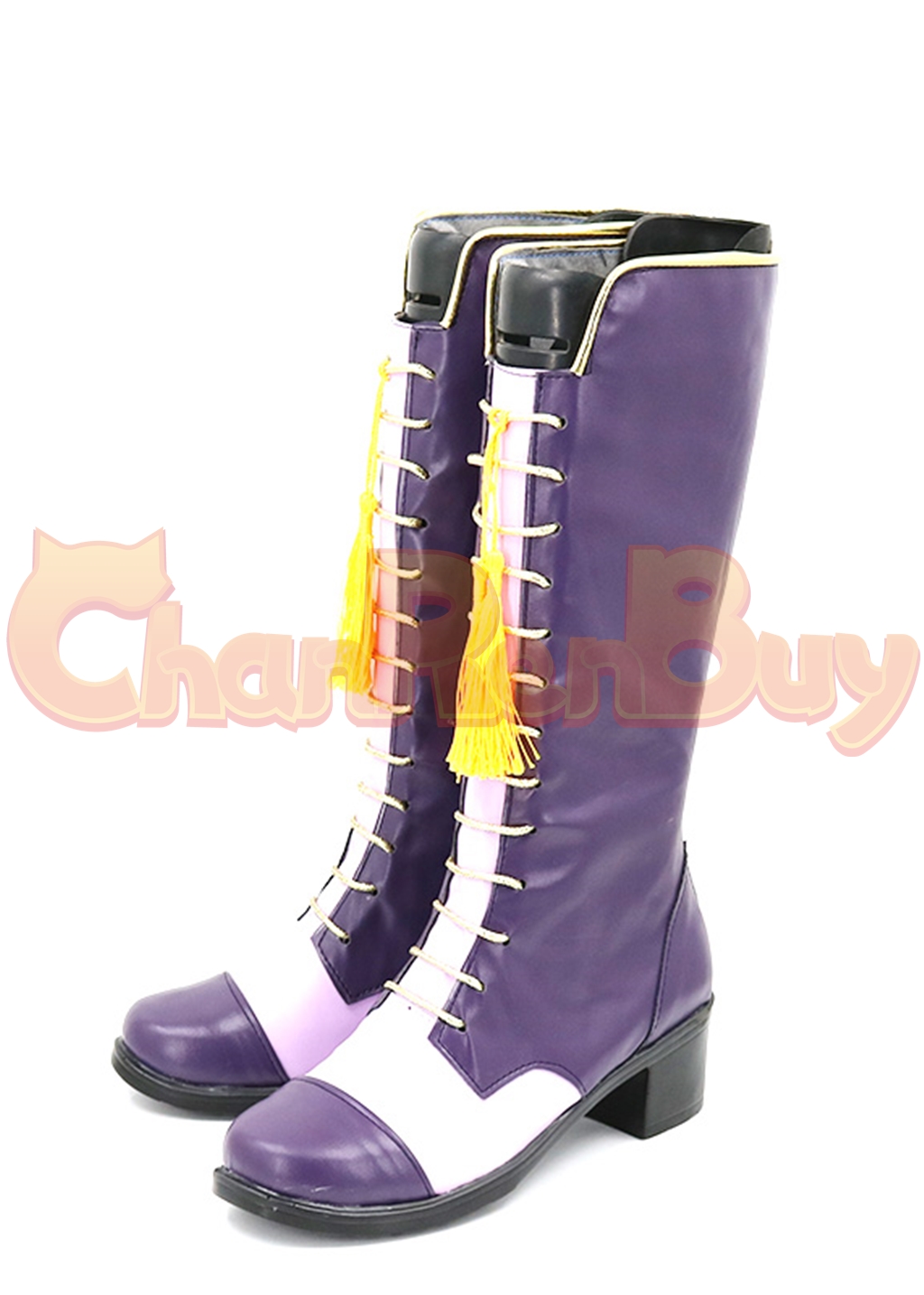 Twisted-Wonderland Shoes Men Silver Boots Cosplay