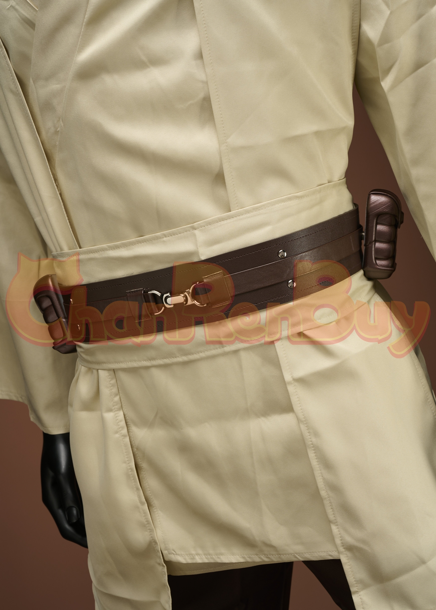 Star Wars: Episode I Qui-Gon jinn Costume The Phantom Menace Suit Cosplay